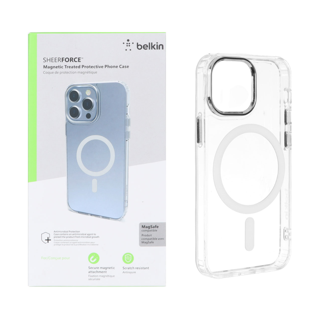 قاب belkin شفاف Magsafe مدل Apple iPhone 12 Mini (پک دار)