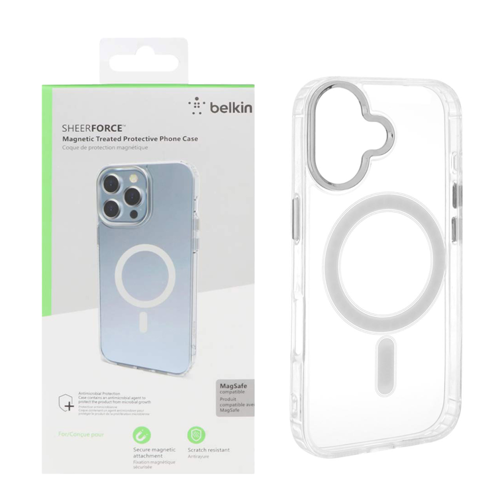 قاب belkin شفاف Magsafe مدل Apple iPhone 17 Pro Max - کد 1 (پک دار)