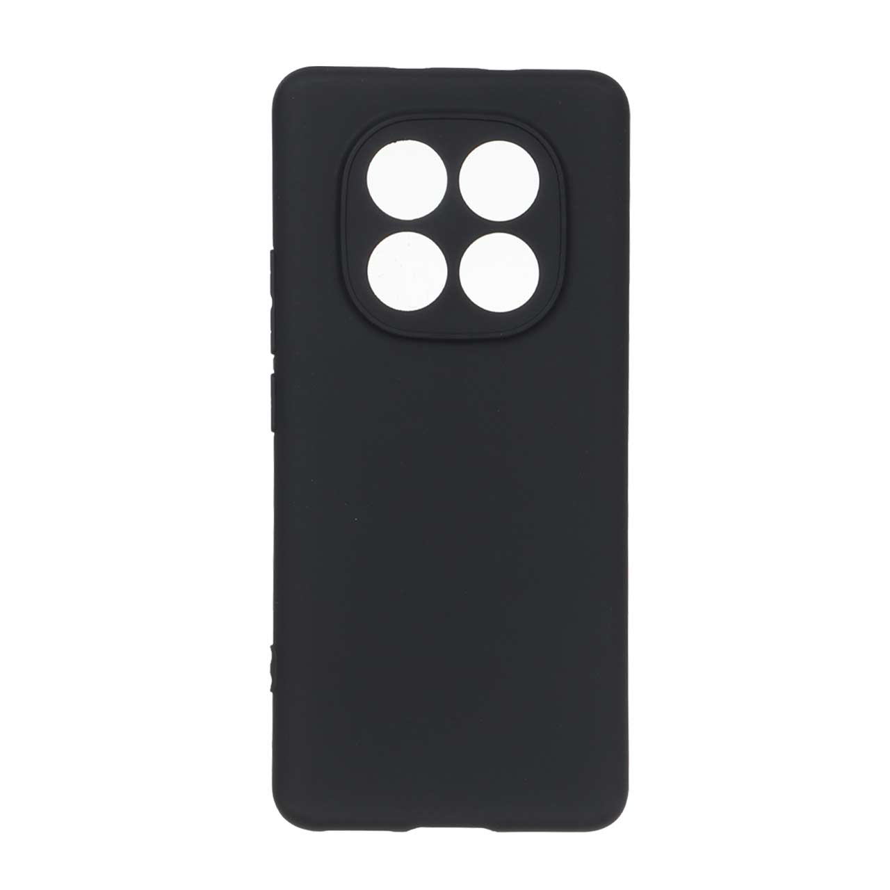 قاب طرح سیلیکون لنز برجسته Xiaomi Redmi Note 15 - مشکی