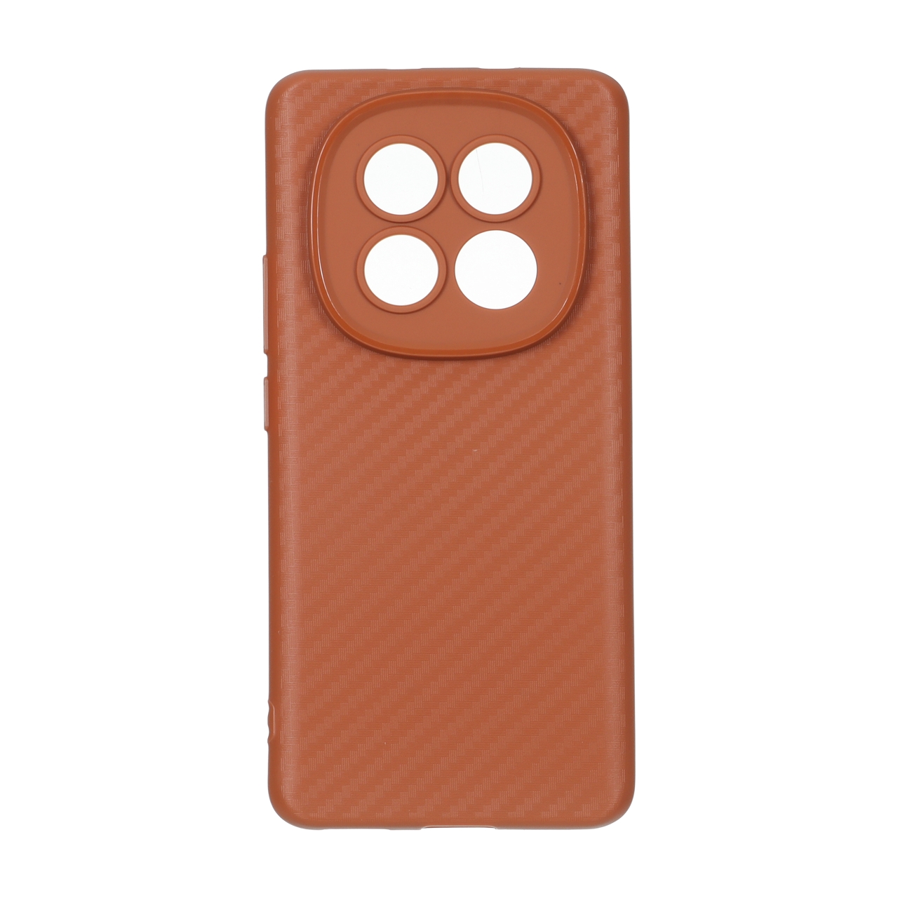 قاب ژله ای هاشور محافظ لنزدار Xiaomi Redmi Note 15 - قهوه ای