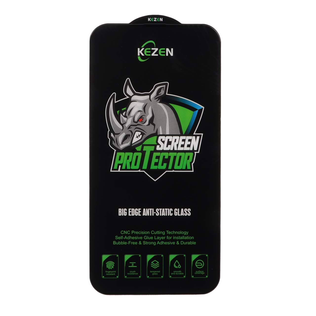 محافظ صفحه نمایش شیشه ای Full Cover Kezen Anti Static Big Edge مدل Apple iPhone 13 Pro Max / iPhone 14 Plus