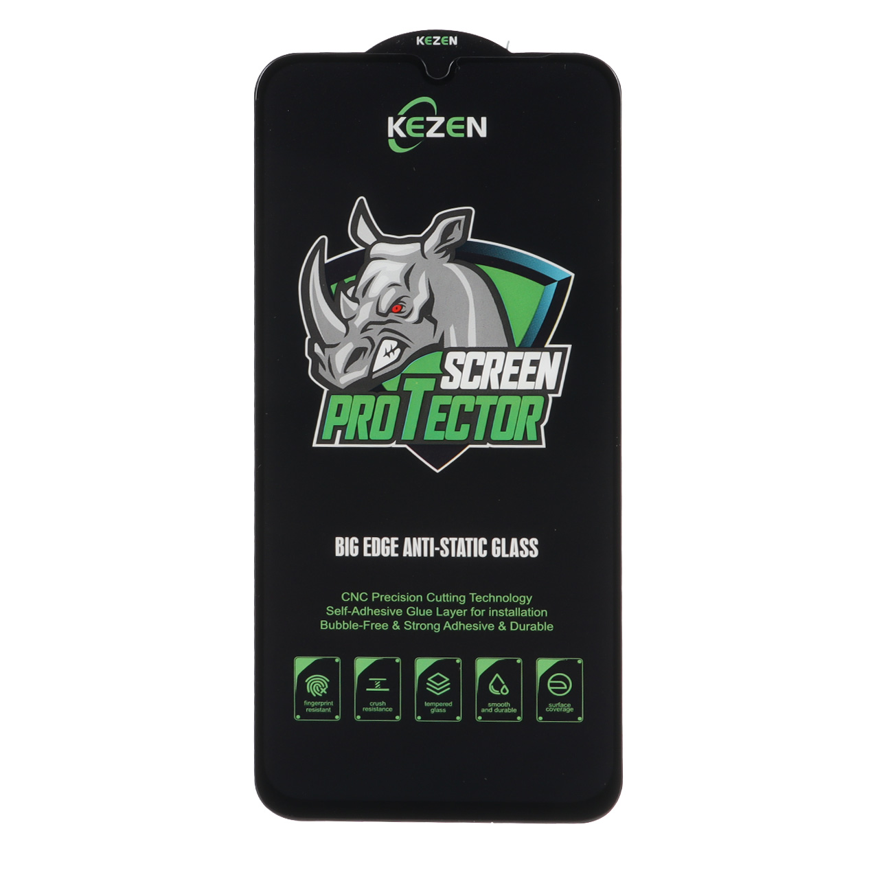 محافظ صفحه نمایش شیشه ای Full Cover Kezen Anti Static Big Edge مدل Xiaomi Redmi 15C / Poco C85