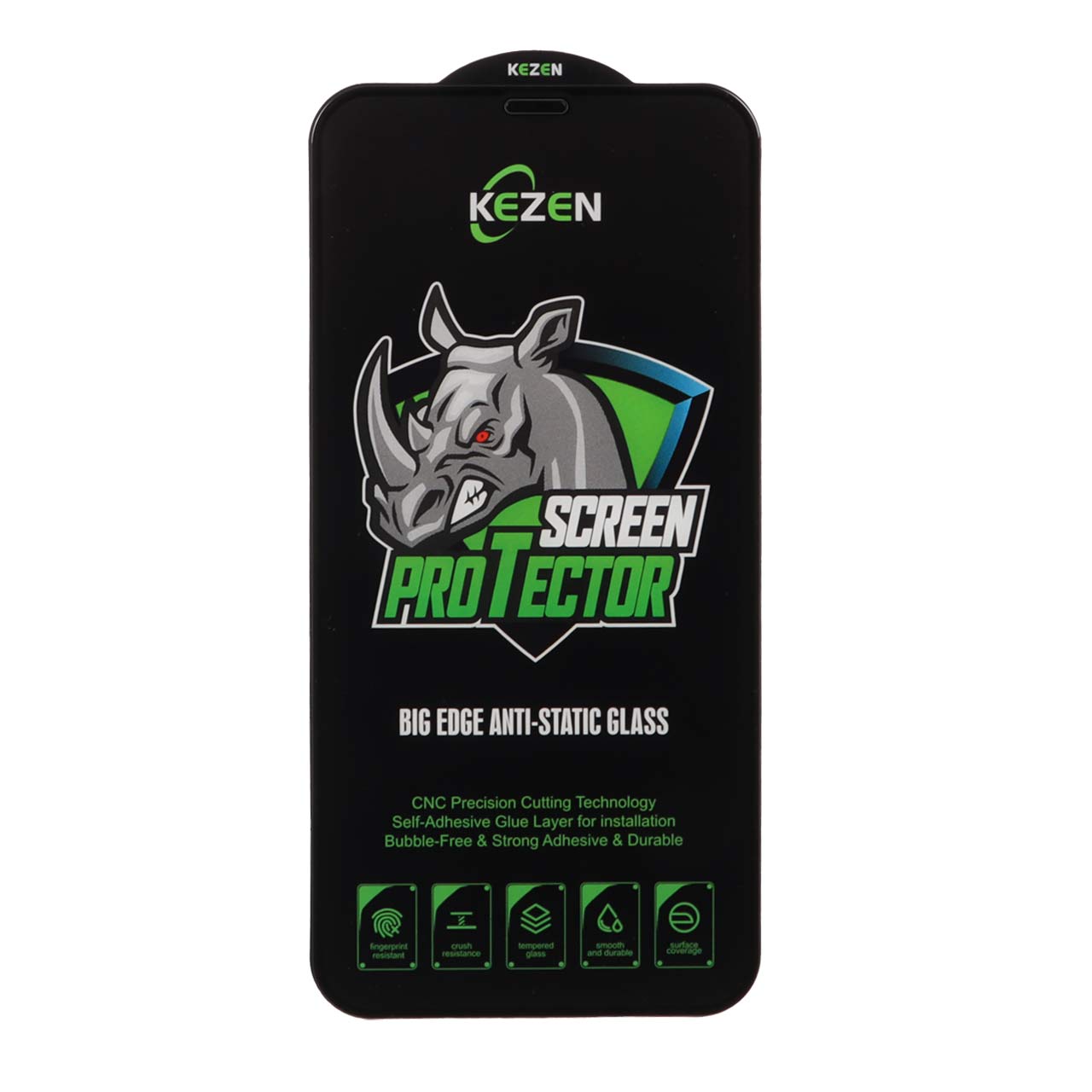 محافظ صفحه نمایش شیشه ای Full Cover Kezen Anti Static Big Edge مدل Apple iPhone 11 / iPhone XR