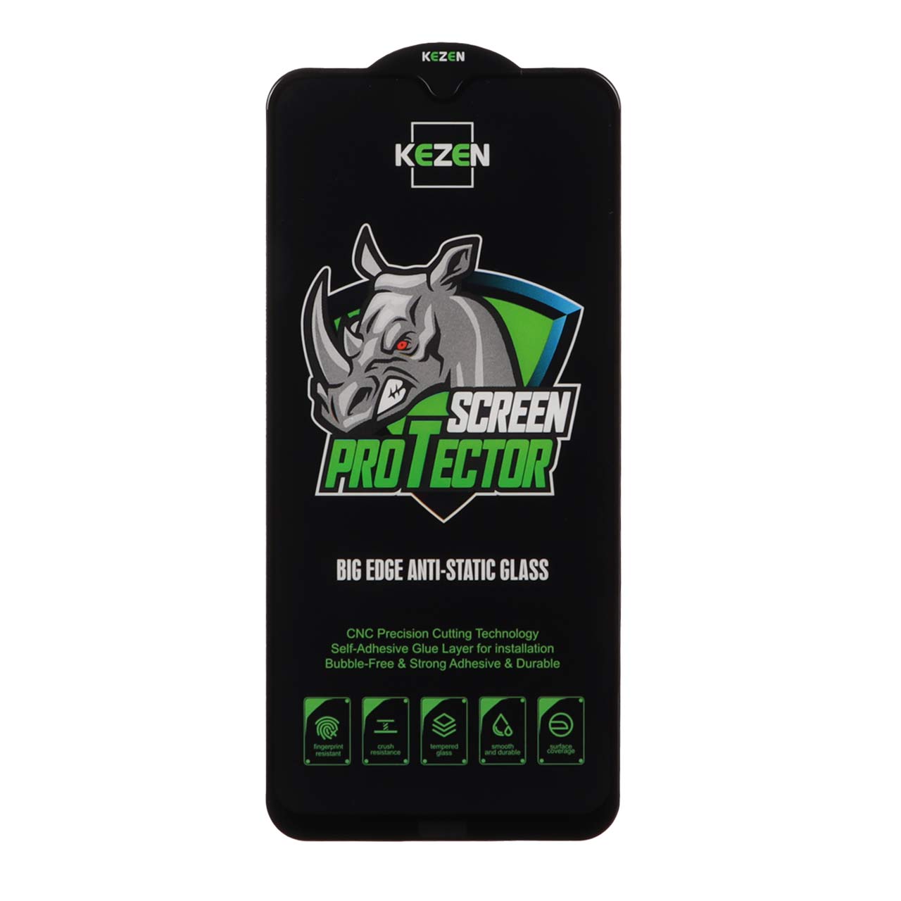 محافظ صفحه نمایش شیشه ای Full Cover Kezen Anti Static Big Edge مدل Xiaomi Redmi Note 8 / Redmi 8 / Redmi 8a