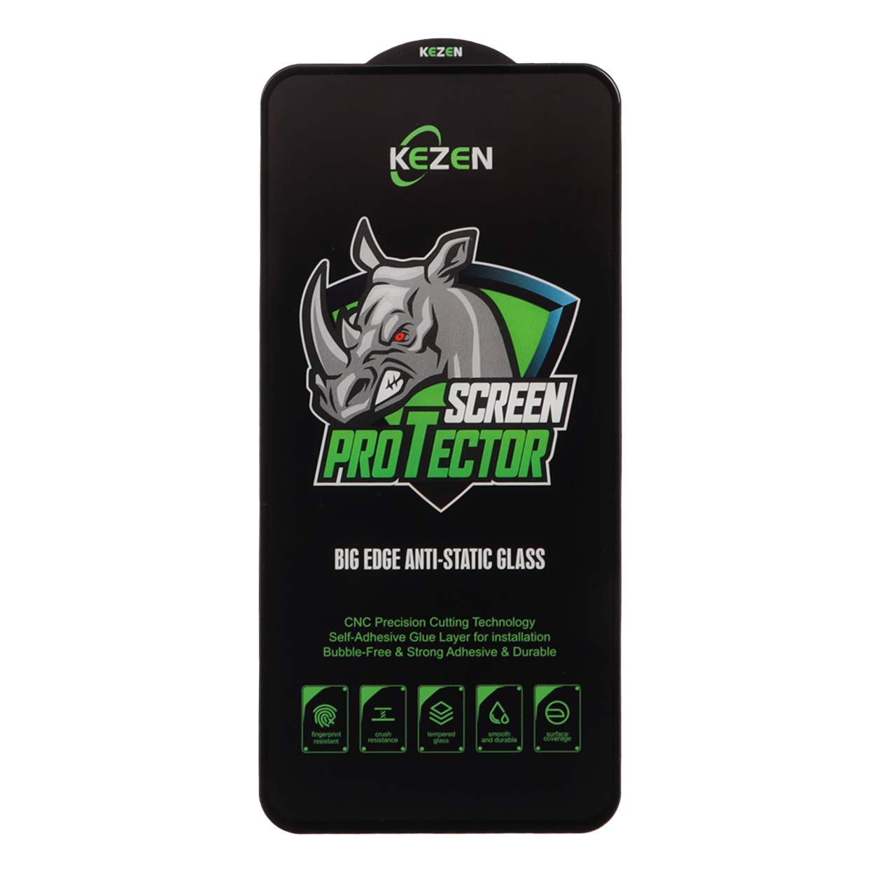 محافظ صفحه نمایش شیشه ای Full Cover Kezen Anti Static Big Edge مدل Samsung Galaxy S23 FE / A54 / Honor 400