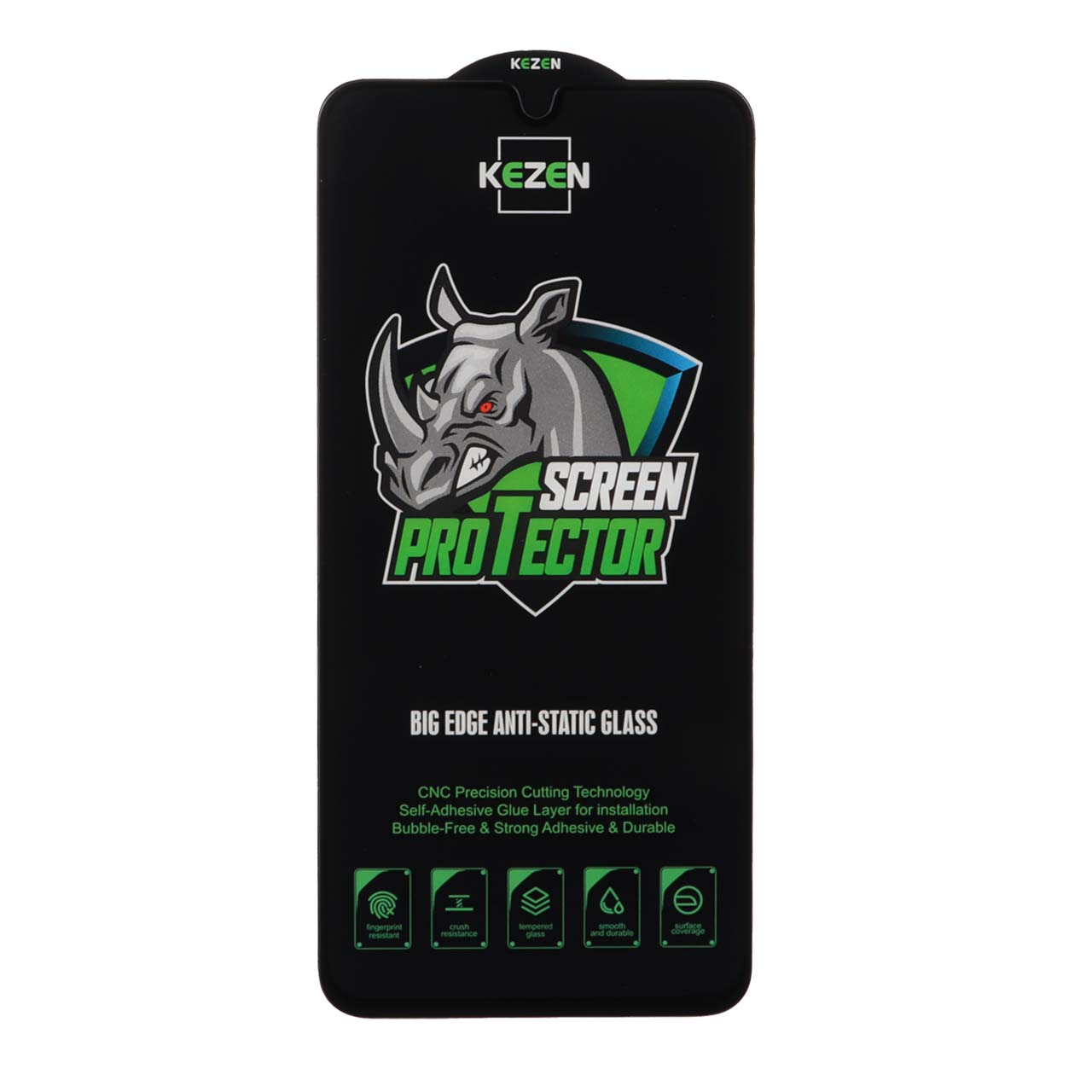 محافظ صفحه نمایش شیشه ای Full Cover Kezen Anti Static Big Edge مدل Samsung Galaxy A17 / A16 / A26