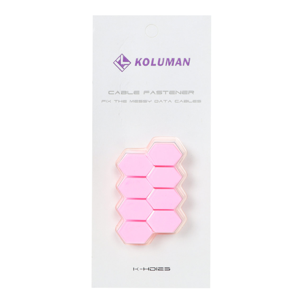 نگه دارنده کابل Koluman مدل K-HD123 - صورتی