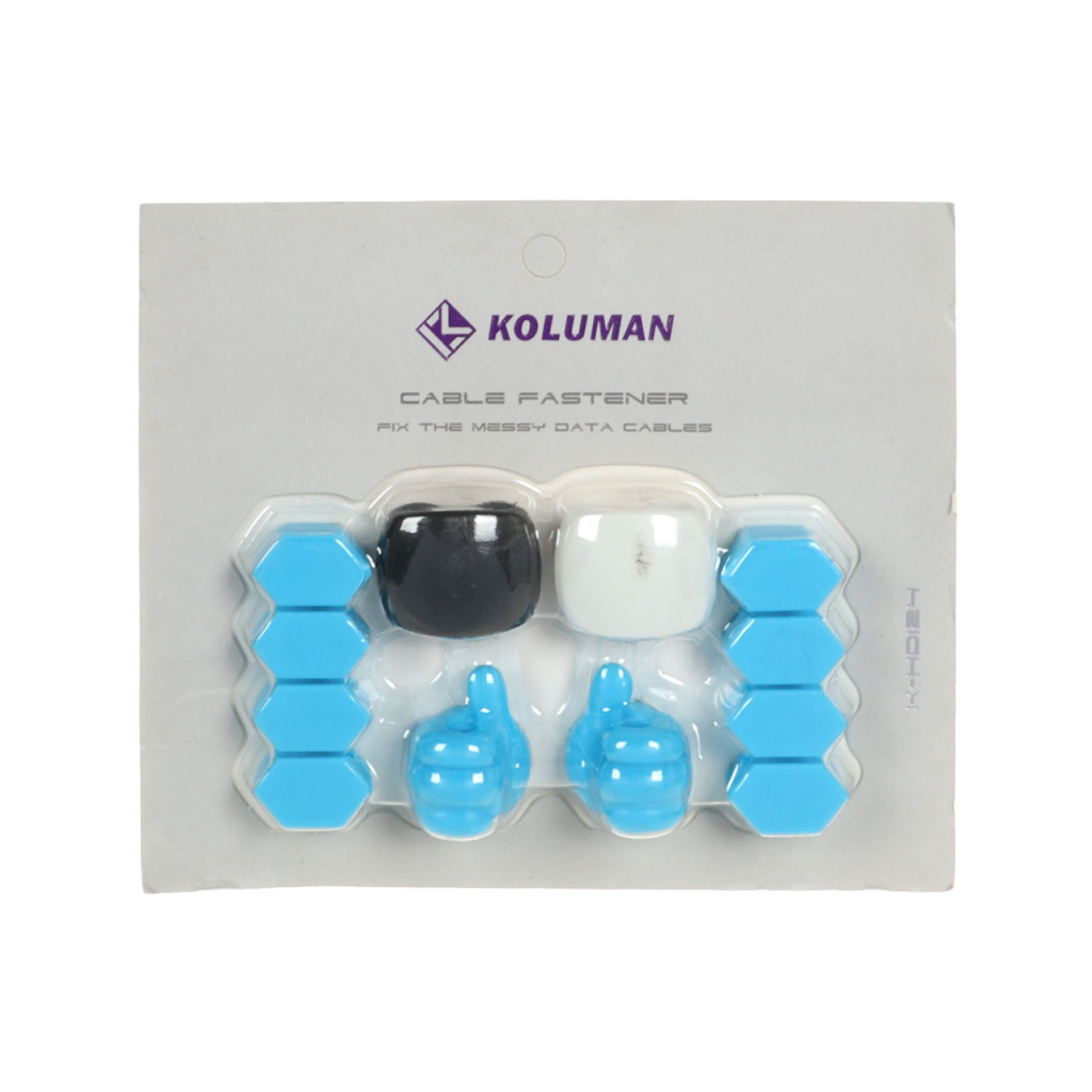نگه دارنده کابل Koluman مدل K-HD124 - آبی