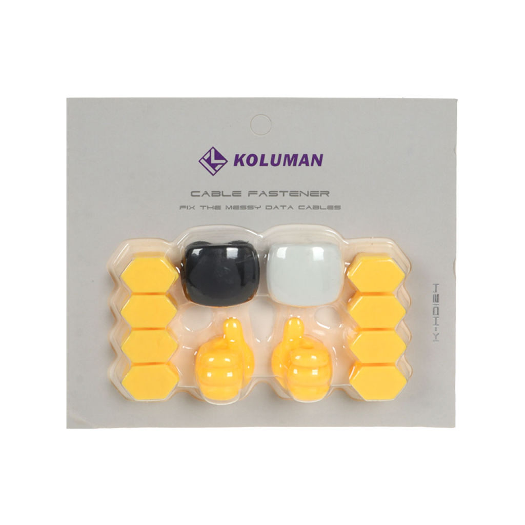 نگه دارنده کابل Koluman مدل K-HD124 - نارنجی
