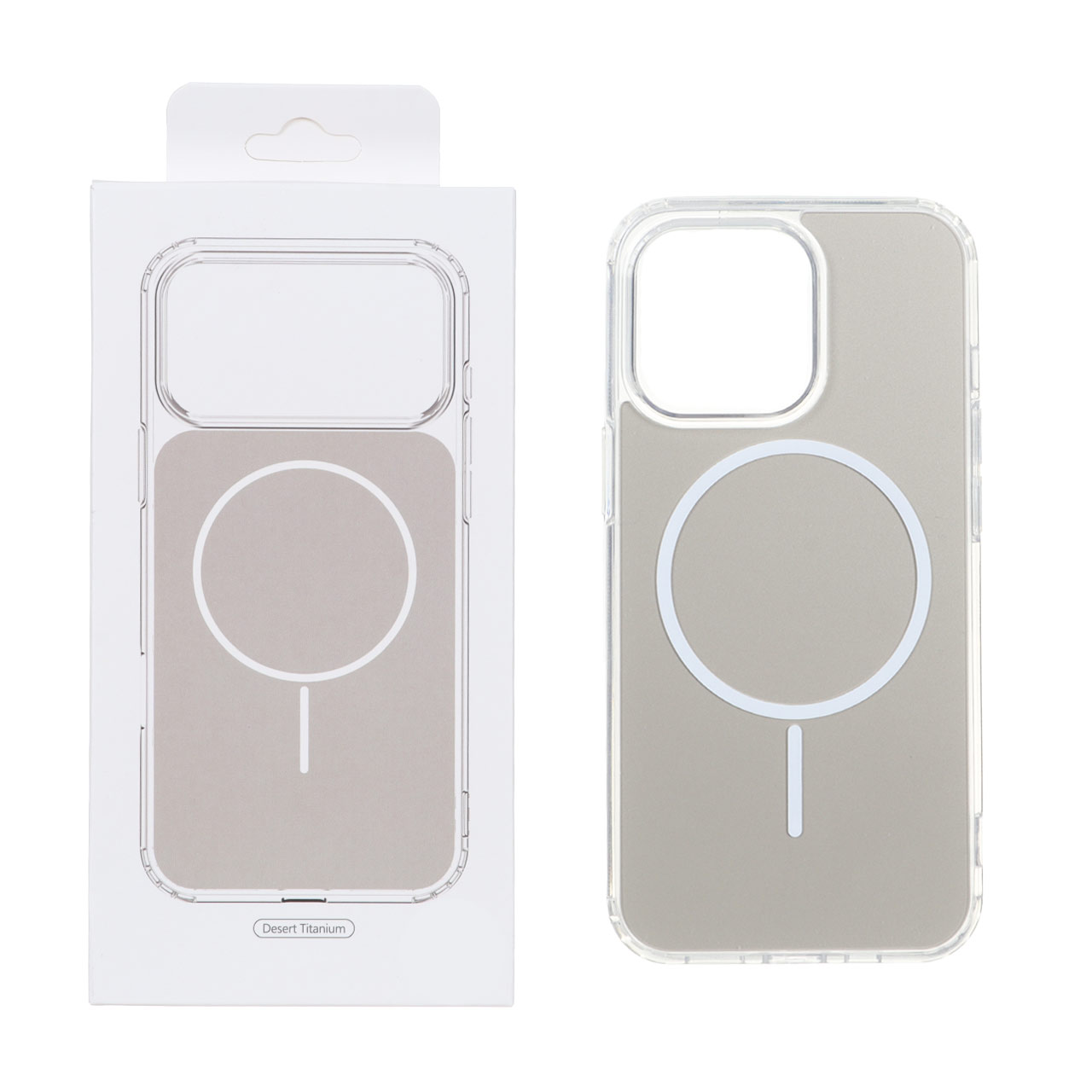 قاب پشت رنگی دور ژله ای با قابلیت شارژ MagSafe مدل Apple iPhone 13 Pro - صحرایی (پک دار)