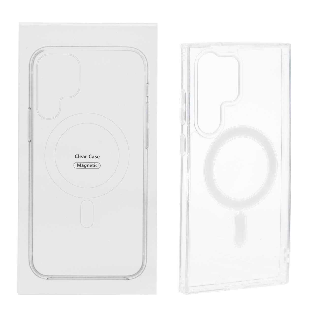 قاب شفاف Samsung Galaxy S23 Ultra با قابلیت شارژ MagSafe (پک دار)