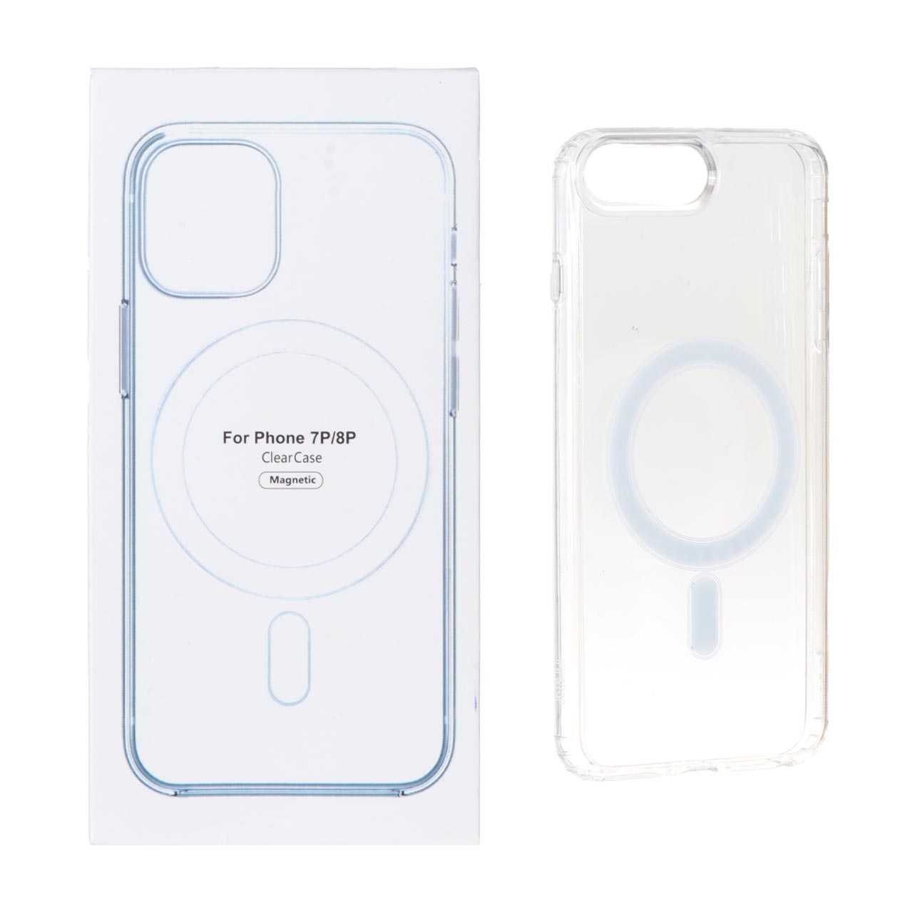 قاب شفاف Apple iPhone 7 plus / 8 plus با قابلیت شارژ MagSafe (پک دار)