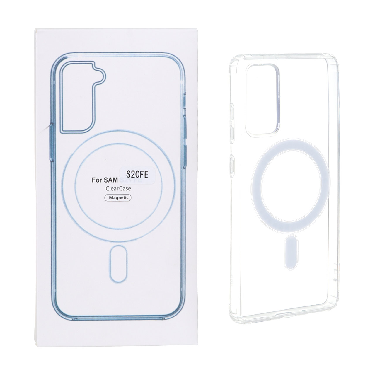 قاب شفاف Samsung Galaxy S20 FE با قابلیت شارژ MagSafe (پک دار)