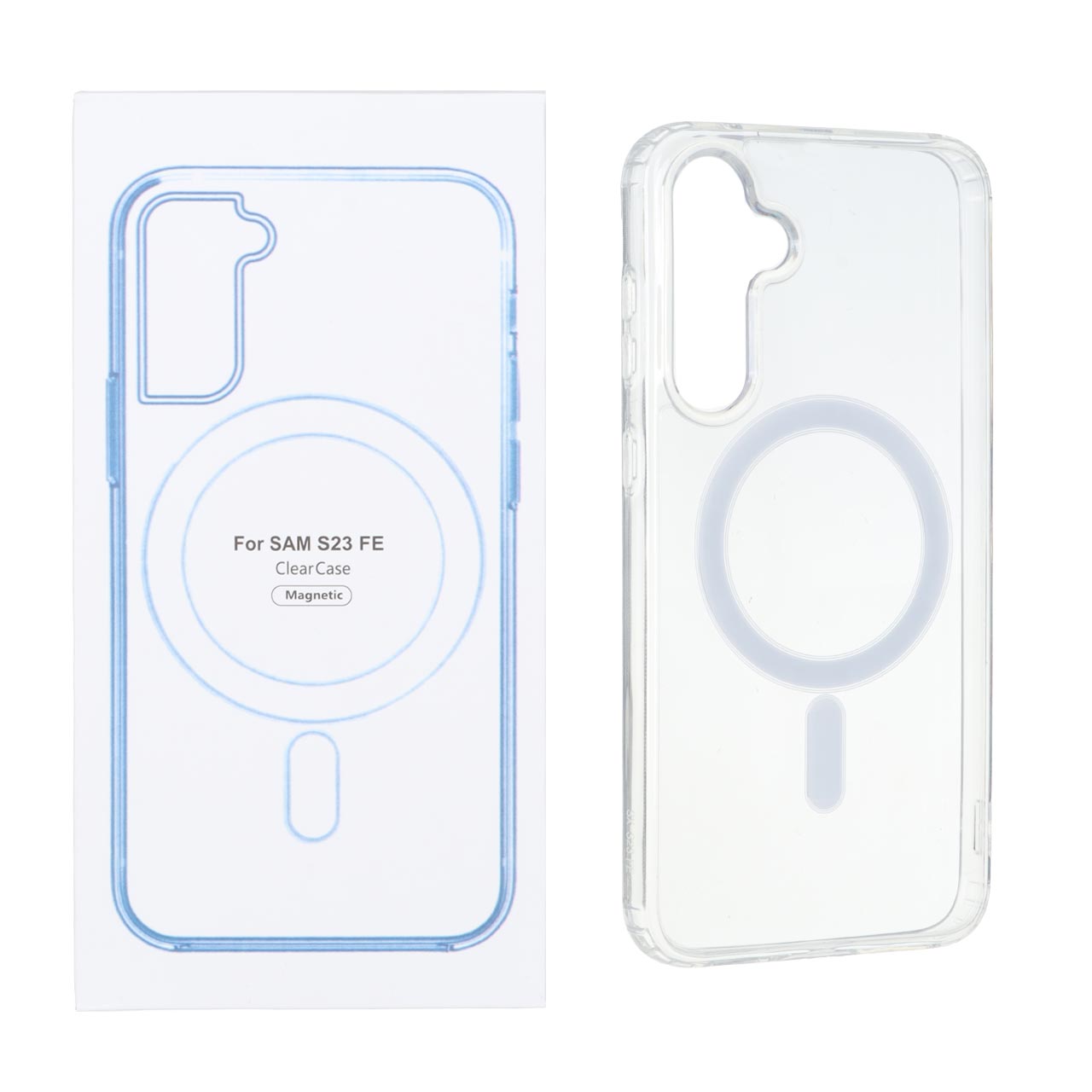 قاب شفاف Samsung Galaxy S23 FE با قابلیت شارژ MagSafe (پک دار)