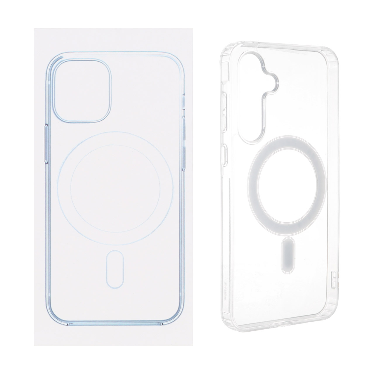 قاب شفاف Samsung Galaxy A55 / A35 با قابلیت شارژ MagSafe (پک دار)