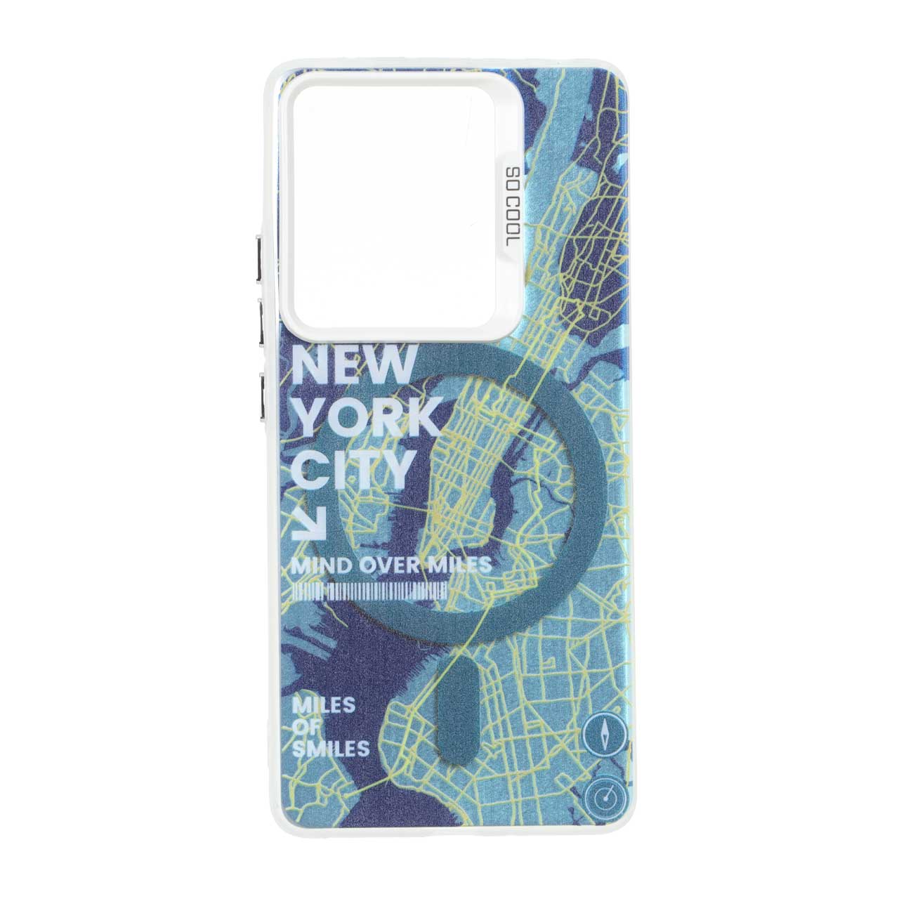 قاب SO COOL طرح مگ سیف NewYork مدل Xiaomi Redmi Note 14S / Note 13 Pro 4G / Poco M6 Pro 4G