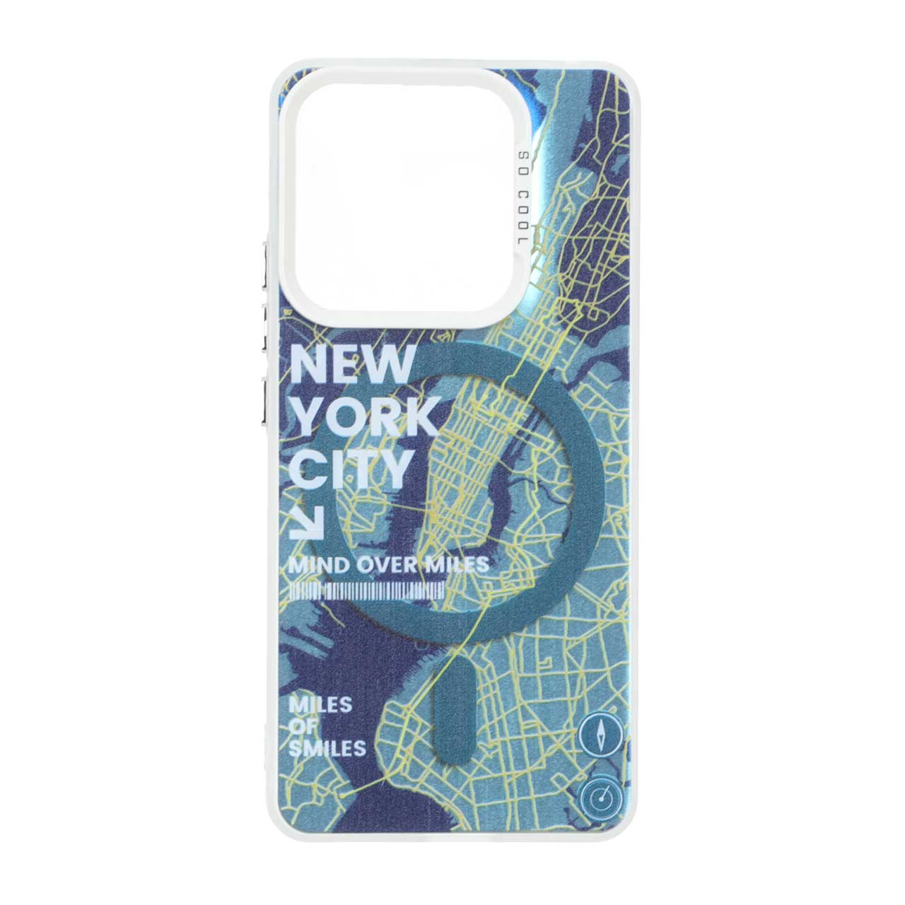 قاب SO COOL طرح مگ سیف NewYork مدل Xiaomi Redmi Note 14 4G
