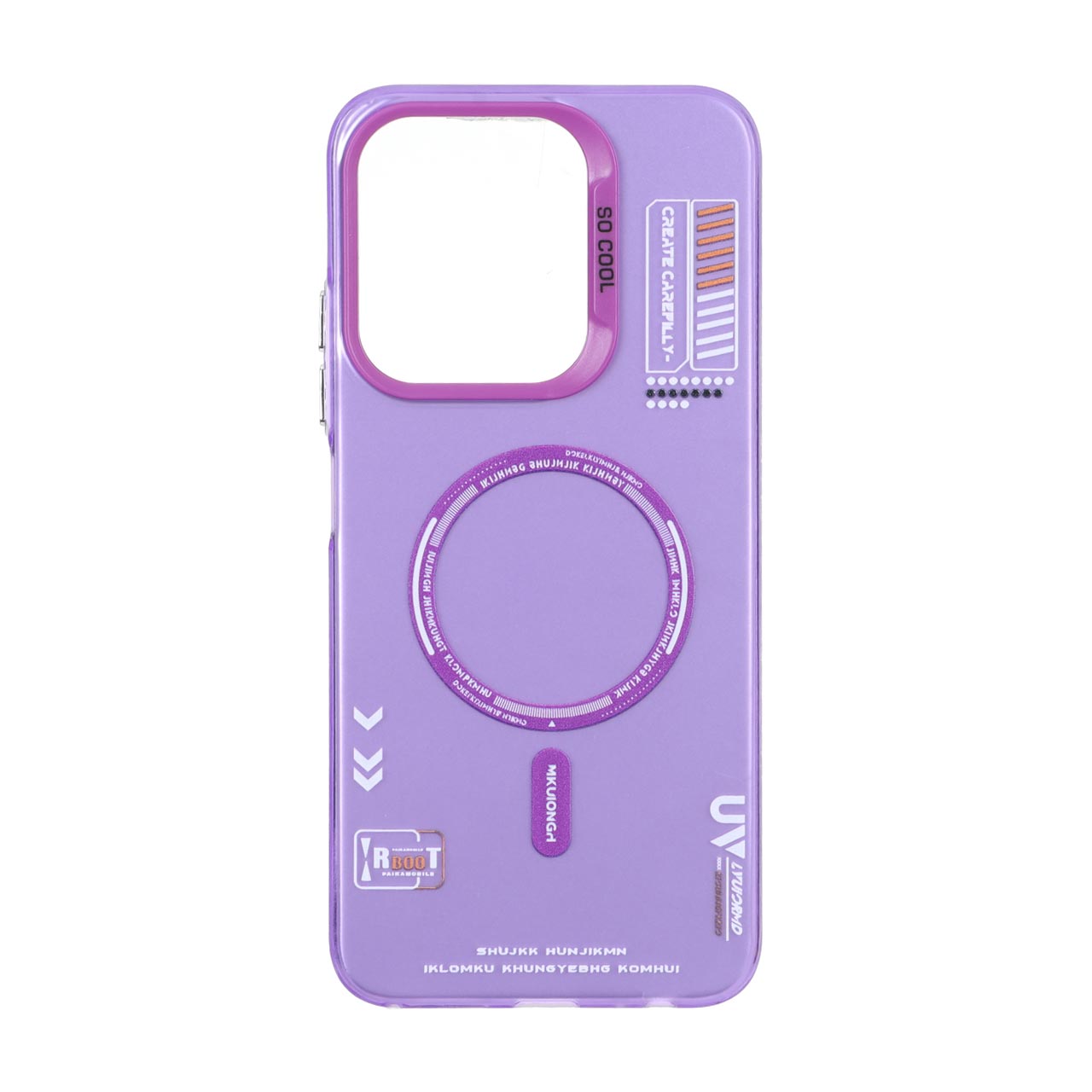 قاب SO COOL طرح مگ سیف RT مدل Xiaomi Redmi 15C / Poco C85 - بنفش
