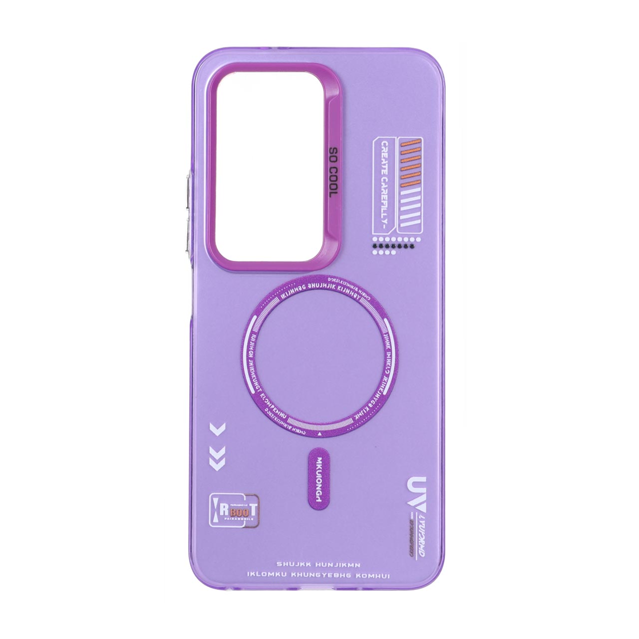 قاب SO COOL طرح مگ سیف RT مدل Xiaomi Redmi 15 4G - بنفش