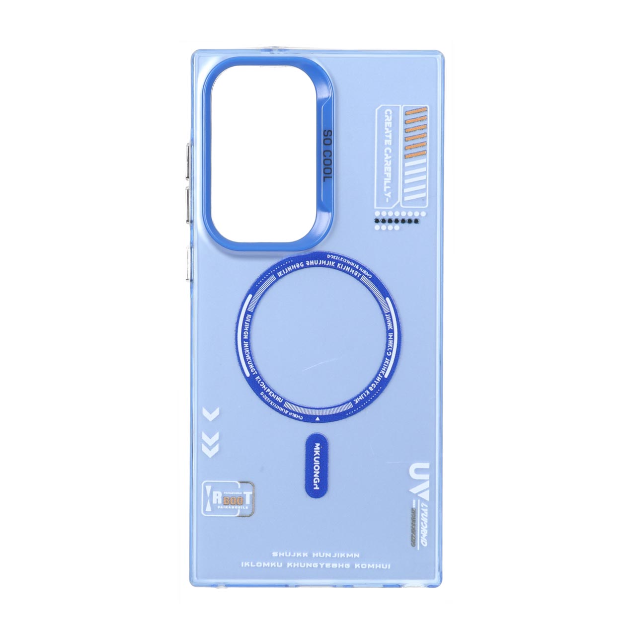 قاب SO COOL طرح مگ سیف RT مدل Samsung Galaxy S23 Ultra - آبی