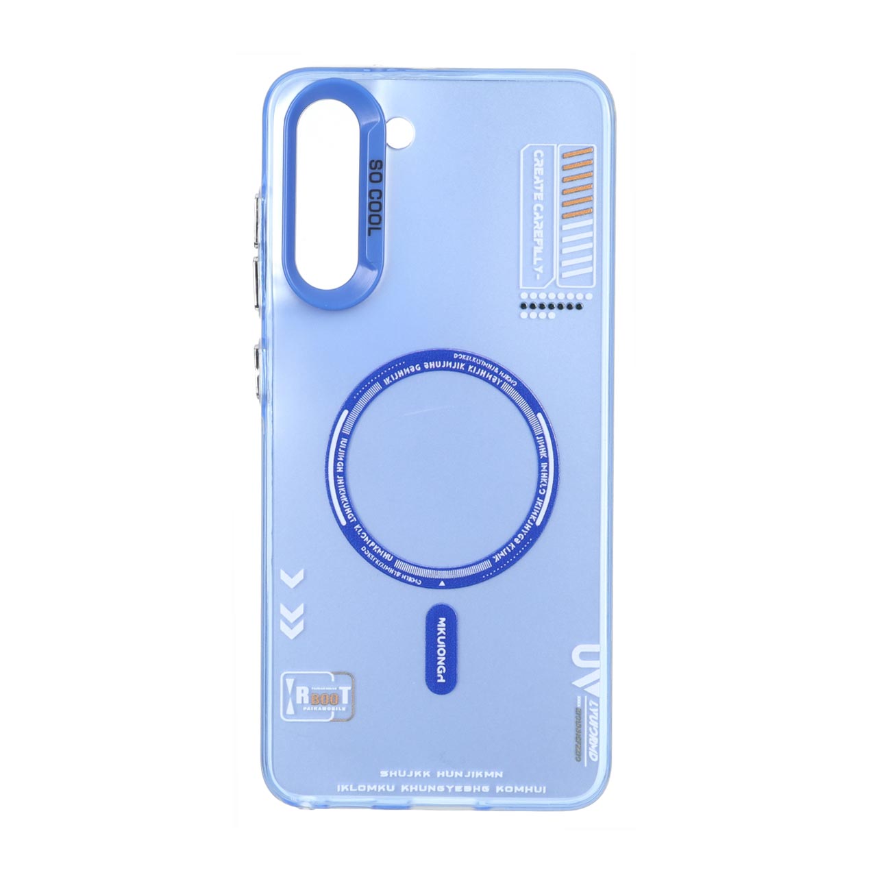 قاب SO COOL طرح مگ سیف RT مدل Samsung Galaxy S21 FE - آبی