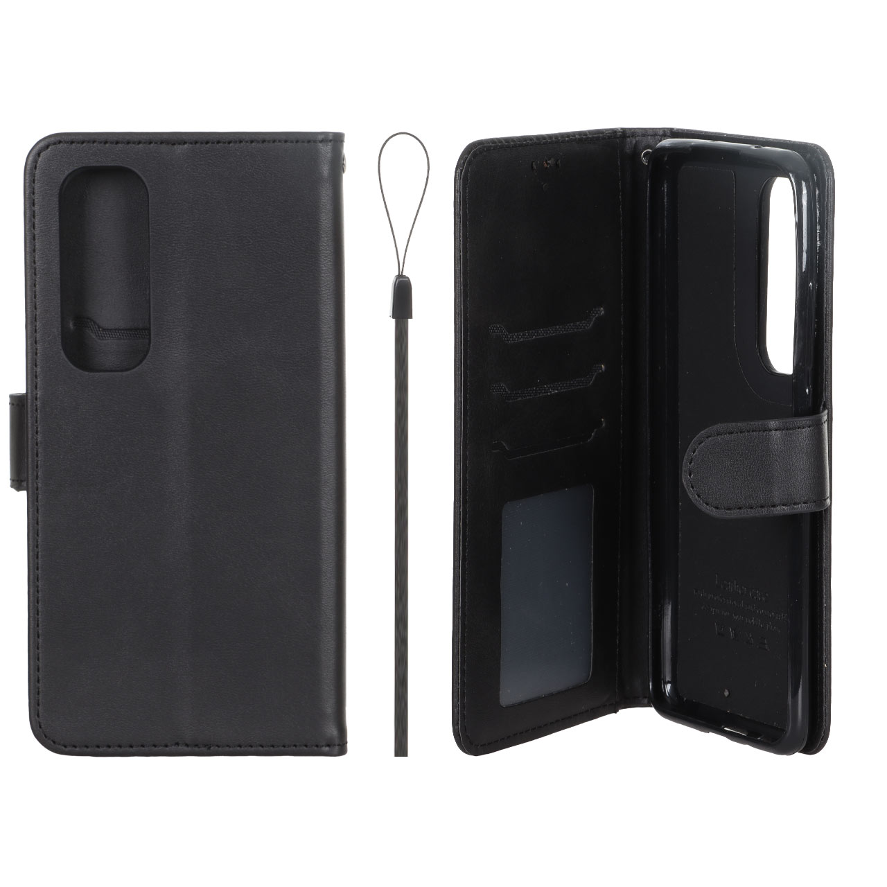 کیف موبایل مگنتی درجه یک داخل خز MNC Plus مدل Xiaomi Redmi Note 10 Lite - مشکی
