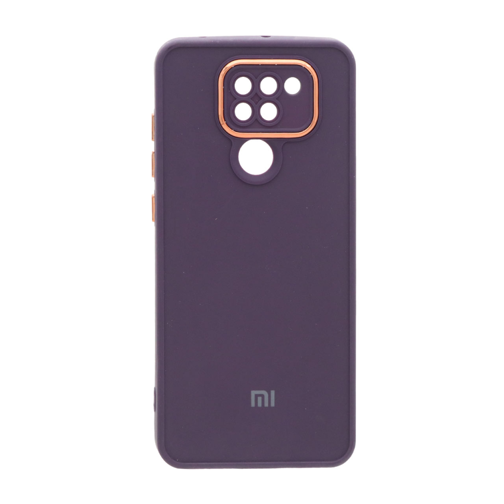 قاب Copper دور لنز متال لوگودار Xiaomi Redmi Note 9 / Redmi 10X 5G / Redmi 10X Pro 5G - بنفش