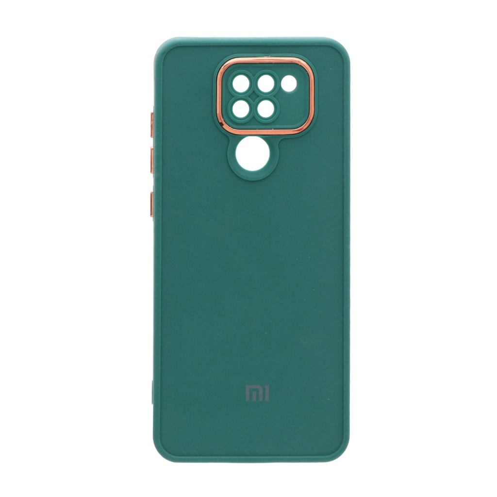 قاب Copper دور لنز متال لوگودار Xiaomi Redmi Note 9 / Redmi 10X 5G / Redmi 10X Pro 5G - سبز