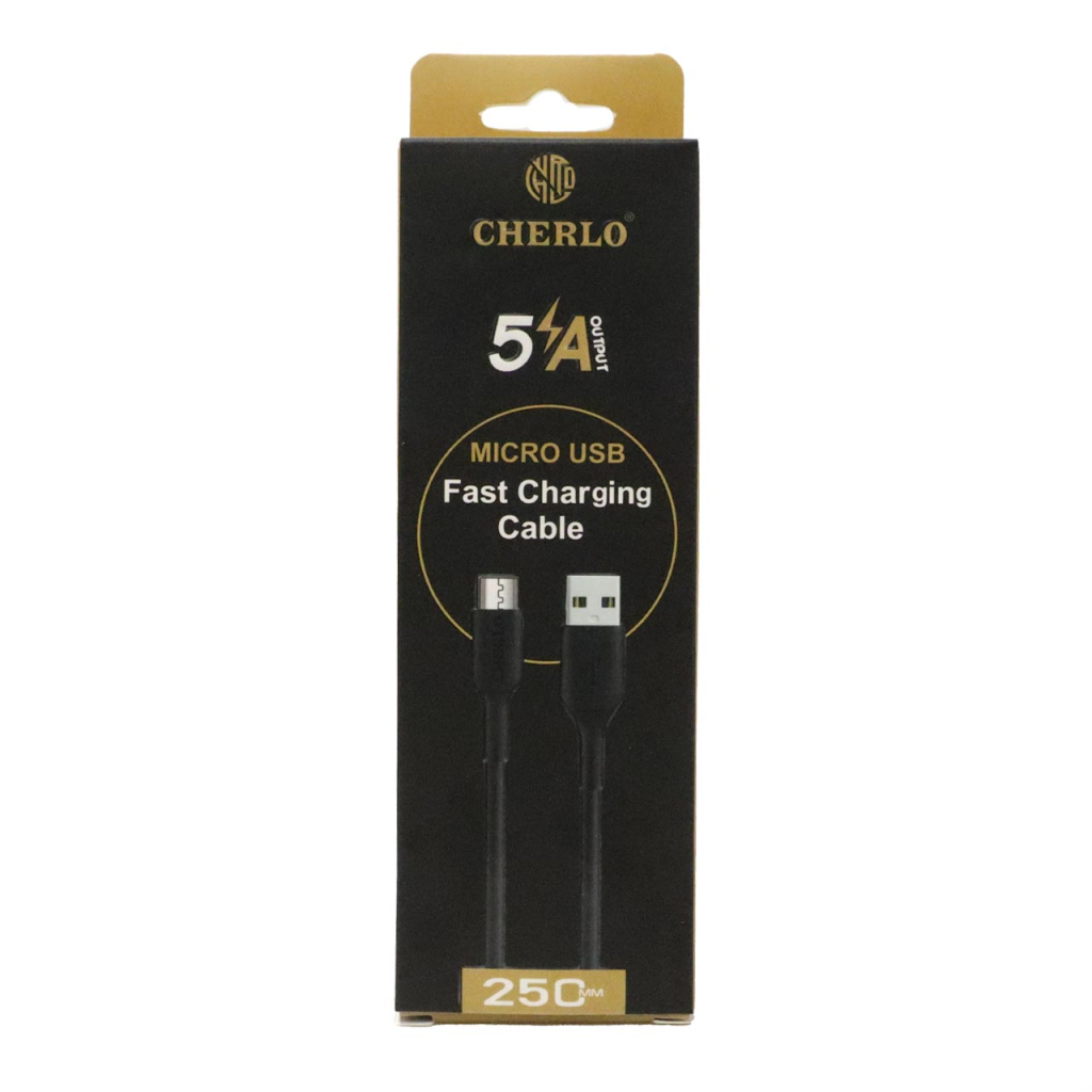 کابل شارژ پاوربانک اندروید CHERLO مدل CH-SM10 - سفید - SMO