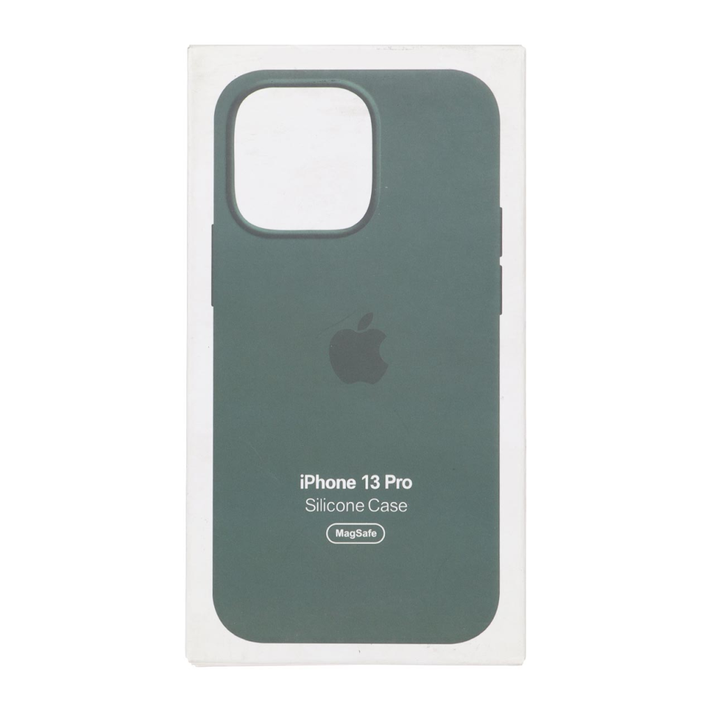 قاب اورجینال درجه یک Silicone Case پاک کنی Magsafe مدل Apple iPhone 13 Pro - سبز زمردی (پک دار)