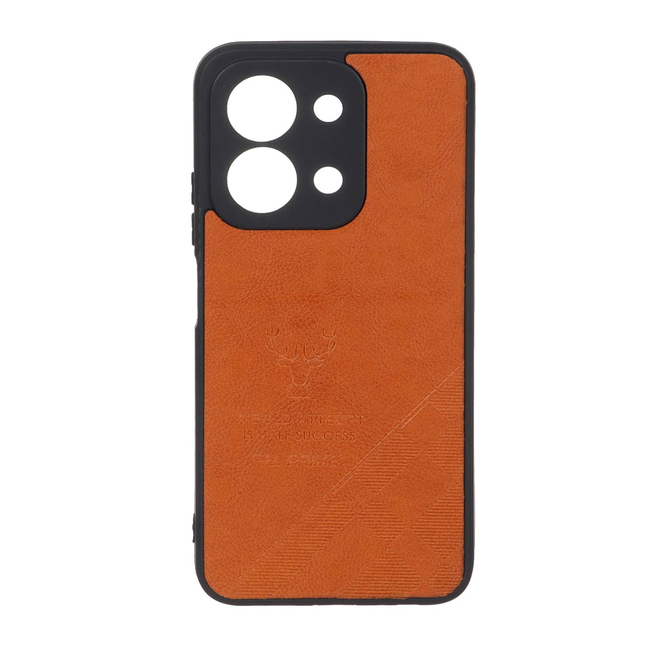 قاب طرح چرم گوزنی Pal Prime مدل Xiaomi Redmi 15C / Poco C85 - عسلی