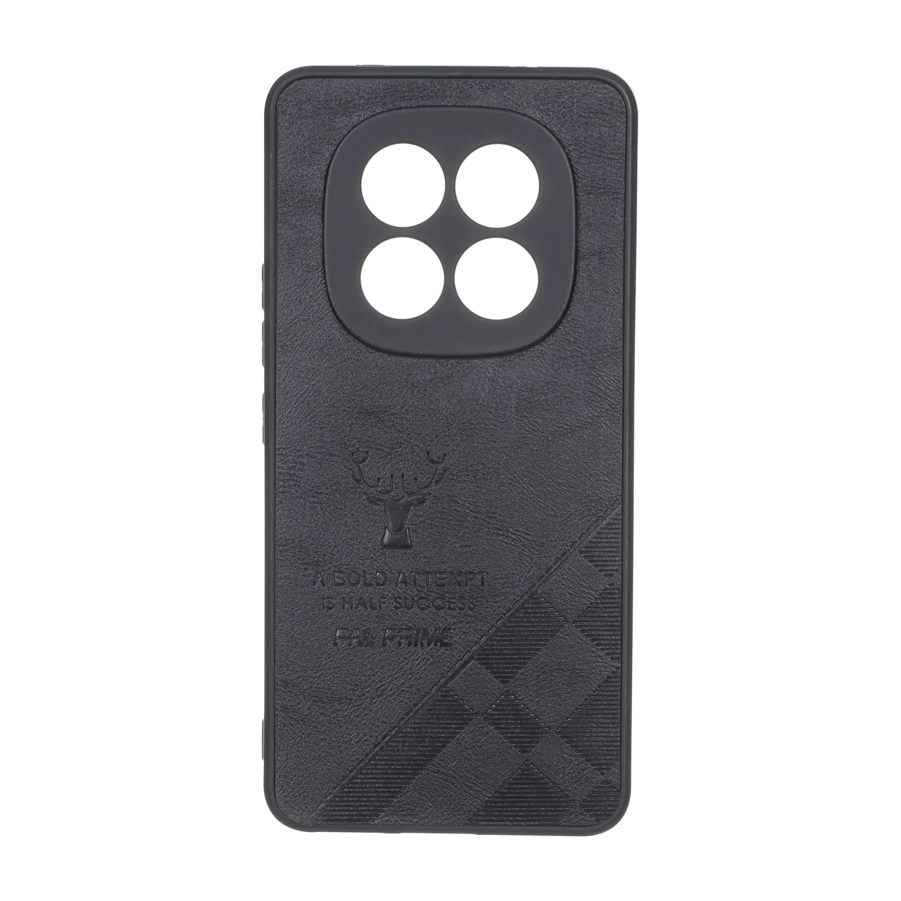 قاب طرح چرم گوزنی Pal Prime مدل Xiaomi Redmi Note 15 Pro 4G - مشکی