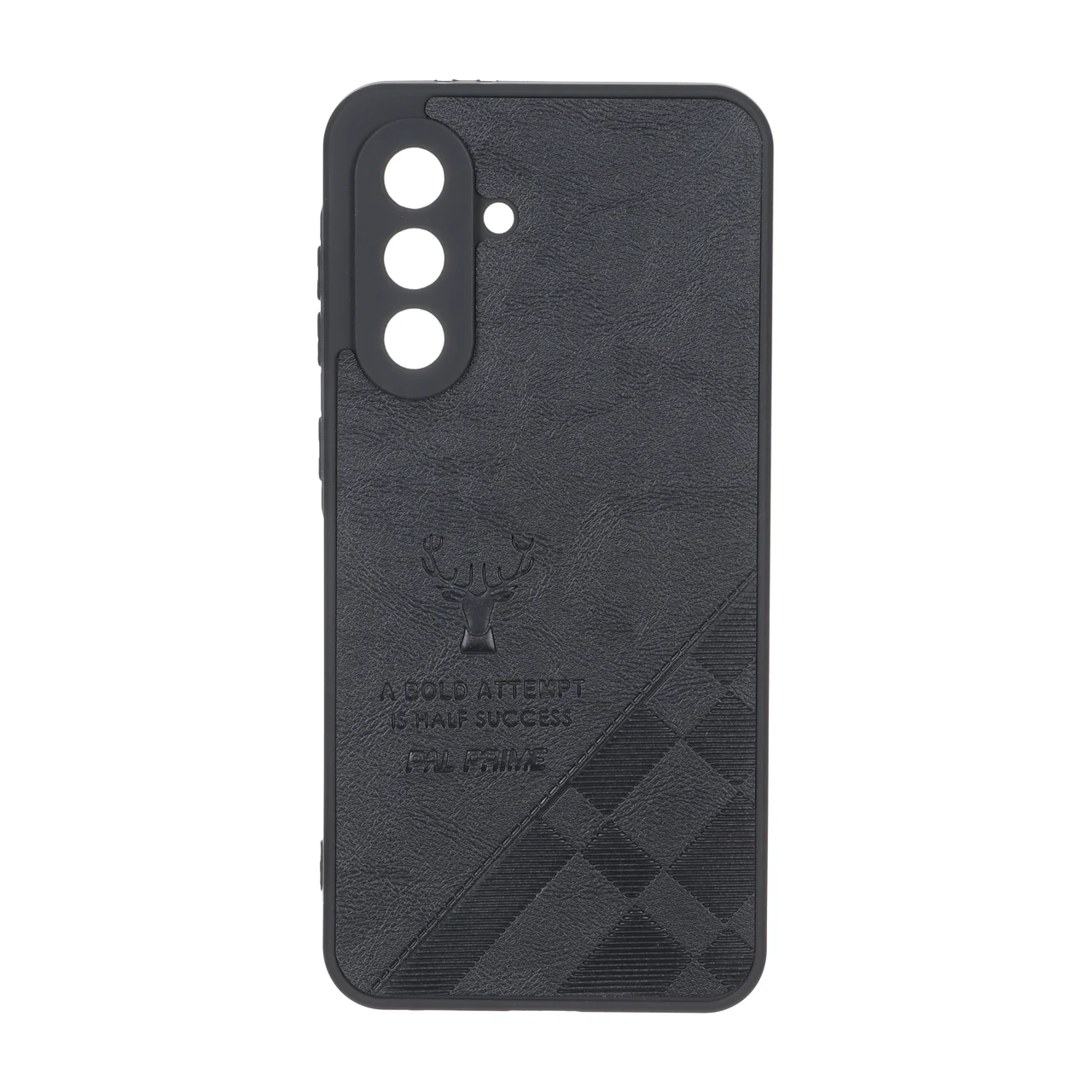 قاب طرح چرم گوزنی Pal Prime مدل Samsung Galaxy A56 / A36 - مشکی