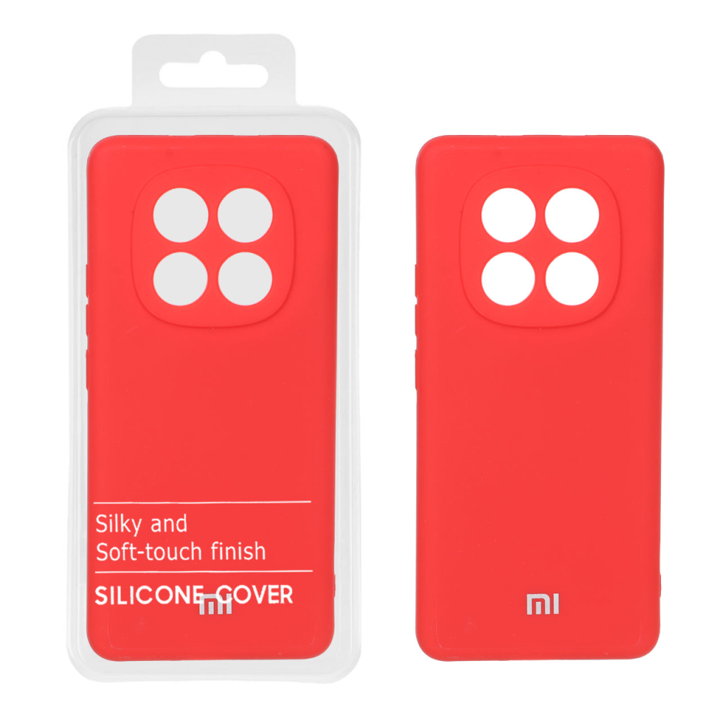 قاب نیو سیلیکون محافظ لنزدار RFF مدل Xiaomi Redmi Note 15 - قرمز (پک دار)