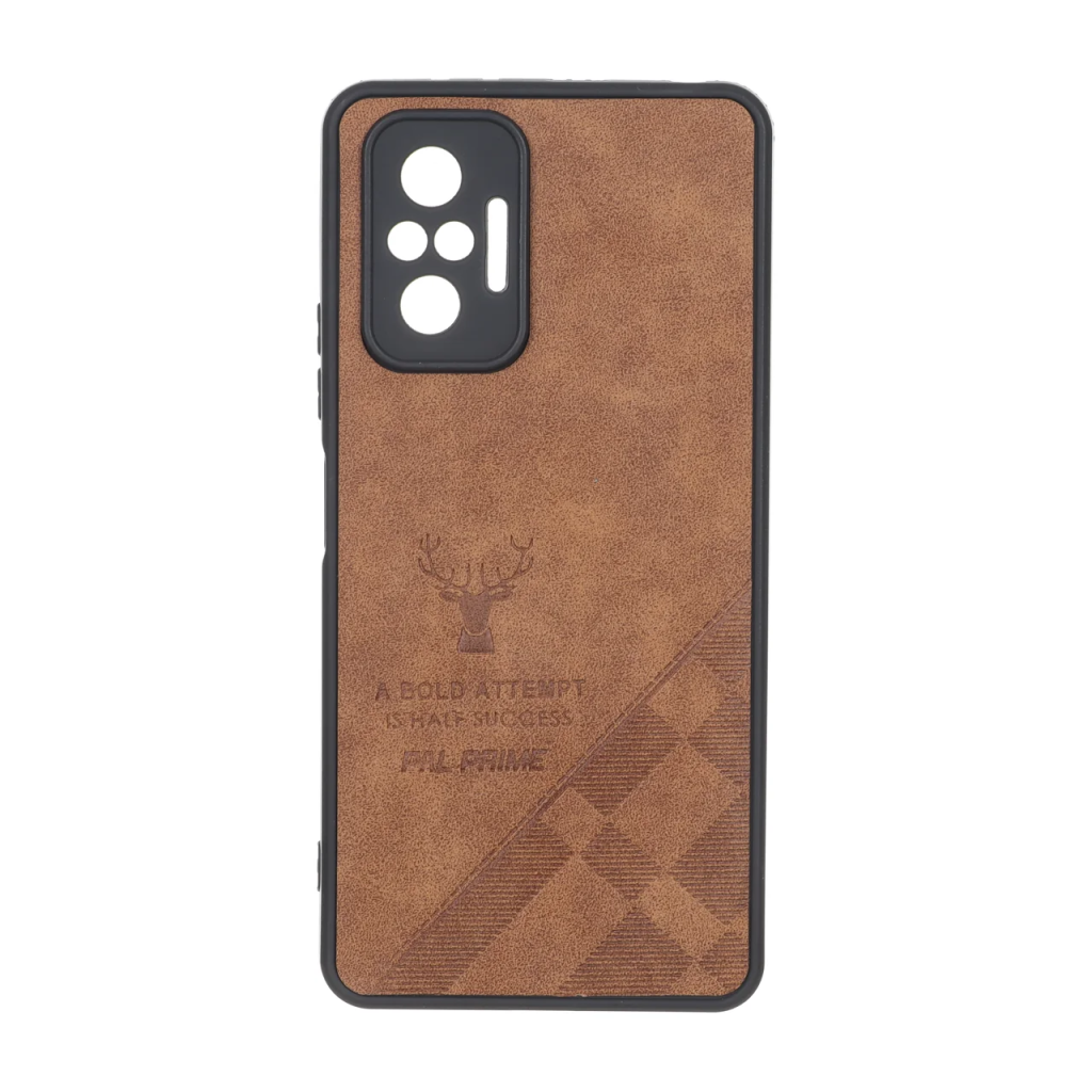 قاب طرح چرم گوزنی Pal Prime مدل Xiaomi Redmi Note 10 Pro 4G / Redmi Note 10 Pro Max - قهوه ای