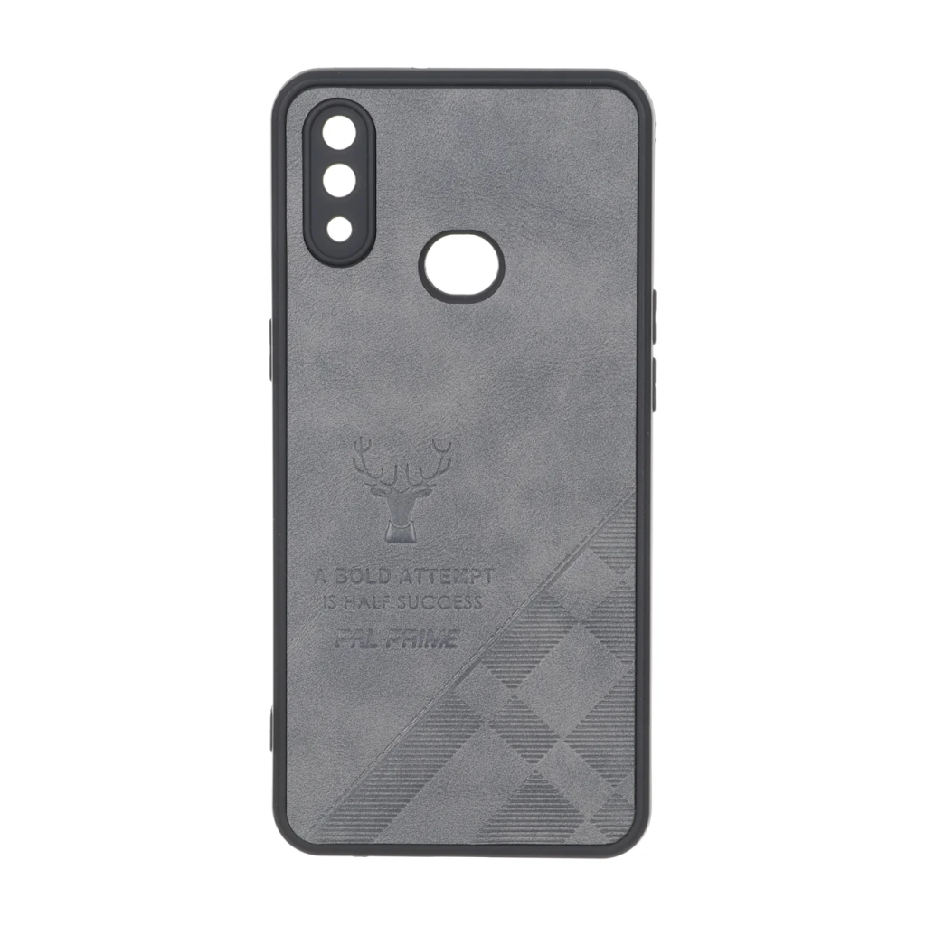 قاب طرح چرم گوزنی Pal Prime مدل Samsung Galaxy A10s - خاکستری