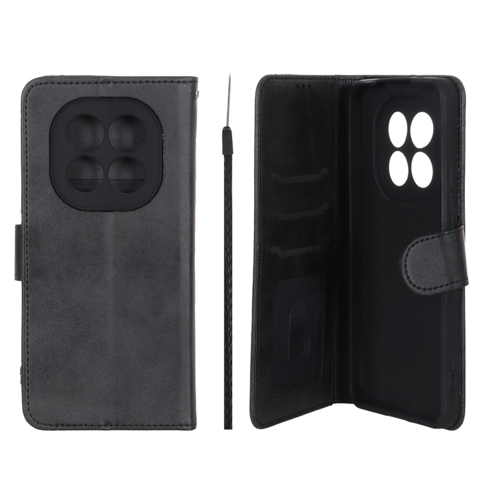 کیف موبایل مگنتی Crystal داخل مخمل Xiaomi Redmi Note 15 Pro 4G - مشکی