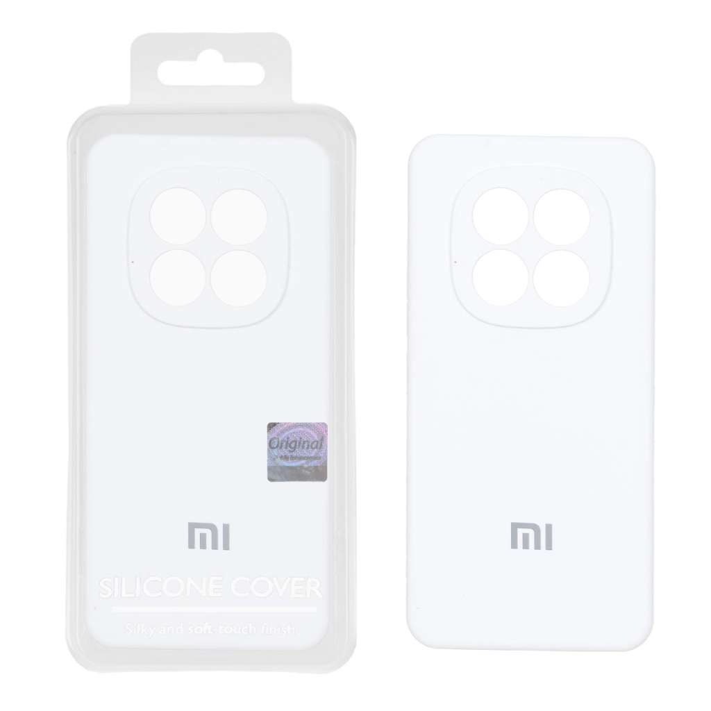 قاب سیلیکونی پاک کنی اورجینال Master Quality مدل Xiaomi Redmi Note 15 Pro 4G - سفید (پک دار)