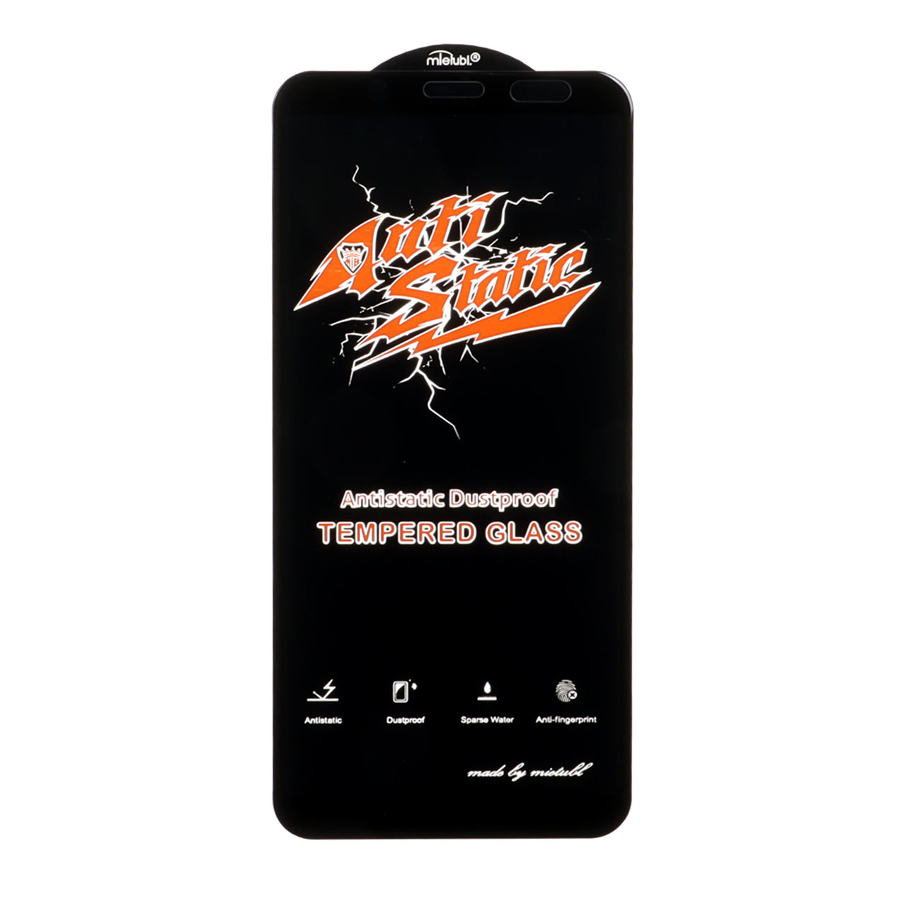 محافظ صفحه نمایش شیشه ای Full Cover Anti Static Mietubl مدل NTC ORG - Samsung Galaxy A6 / J6 / A8