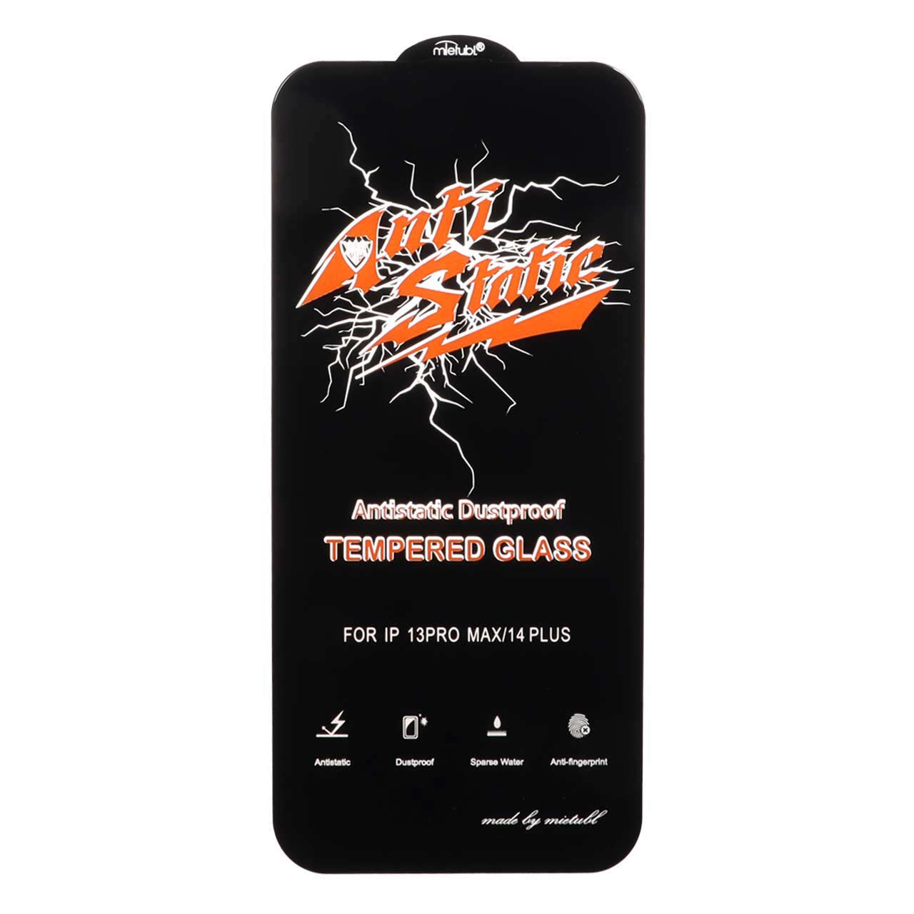 محافظ صفحه نمایش شیشه ای Full Cover Anti Static Mietubl مدل NTC ORG - Apple iPhone 13 Pro Max / iPhone 14 Plus