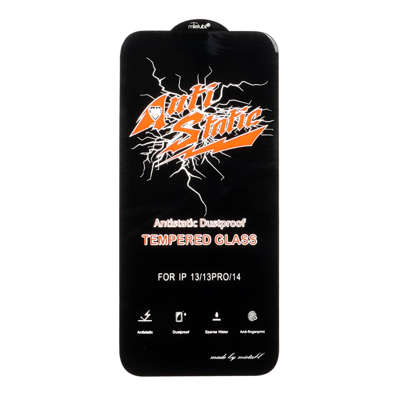 محافظ صفحه نمایش شیشه ای Full Cover Anti Static Mietubl مدل NTC ORG - Apple iPhone 13 / iPhone 13 Pro / iPhone 14 / 16e