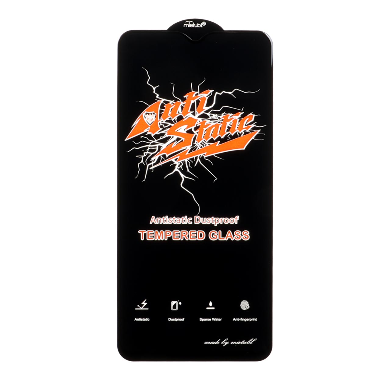 محافظ صفحه نمایش شیشه ای Full Cover Anti Static Mietubl مدل NTC ORG - Samsung Galaxy A10 / A10s / M10 / M20 / M01s