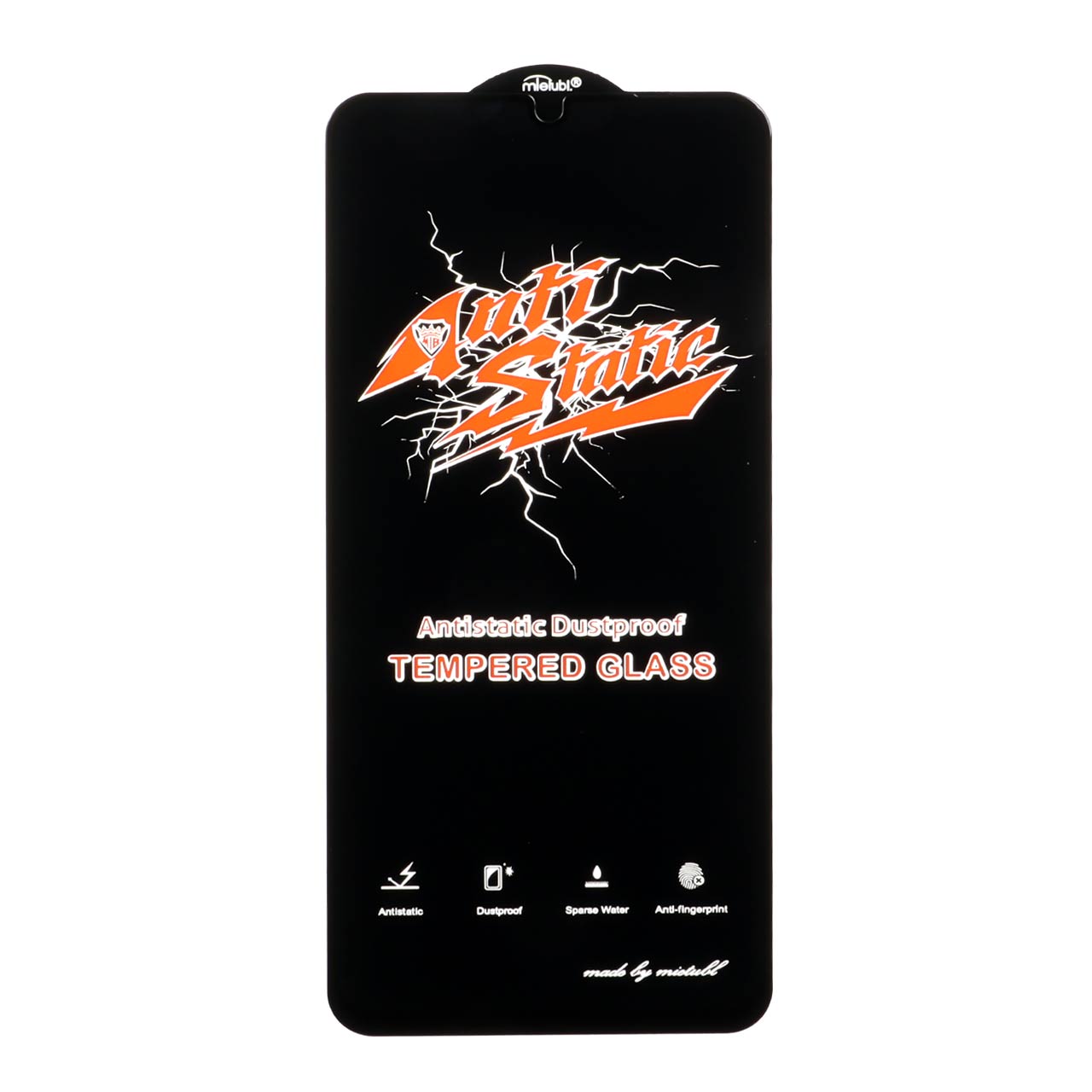 محافظ صفحه نمایش شیشه ای Full Cover Anti Static Mietubl مدل NTC ORG - Samsung Galaxy A07 / A06 / A05 / Xiaomi Redmi 13C / Poco C65 / Poco M6 5G / Honor X7 / X7A / Realme C51 / Realme C53