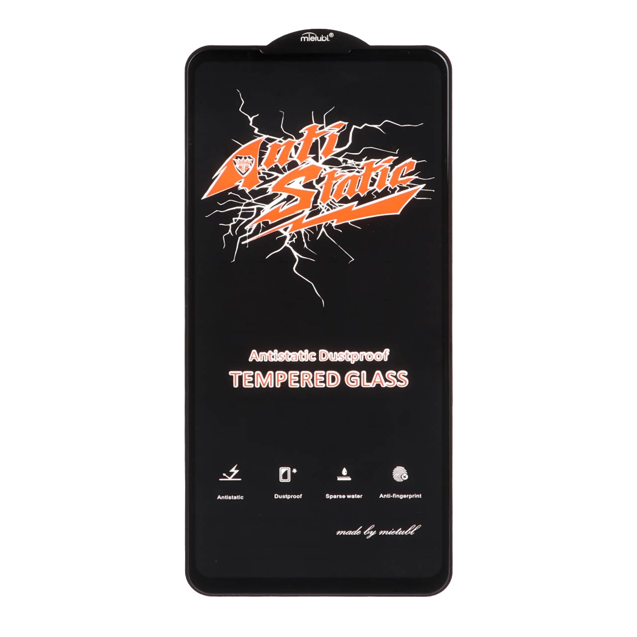 محافظ صفحه نمایش شیشه ای Samsung A21S / F52 / Xiaomi Poco X3 GT / Poco F4 GT / Redmi Note 10 Pro 5G - Full Cover Anti Static Mietubl (بدون پک) - مشکی