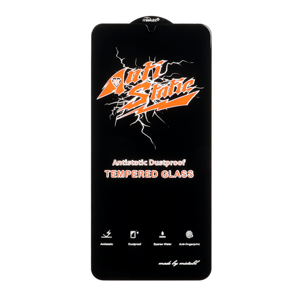 محافظ صفحه نمایش شیشه ای Full Cover Anti Static Mietubl مدل NTC ORG - Samsung Galaxy A20 / A30 / A30S / A50 / A50S / M10S / M21 / M21S / M30 / M30S / M31 / Redmi Note 7 / Note 7 pro / Note 7s / Honor 9a / Y6p