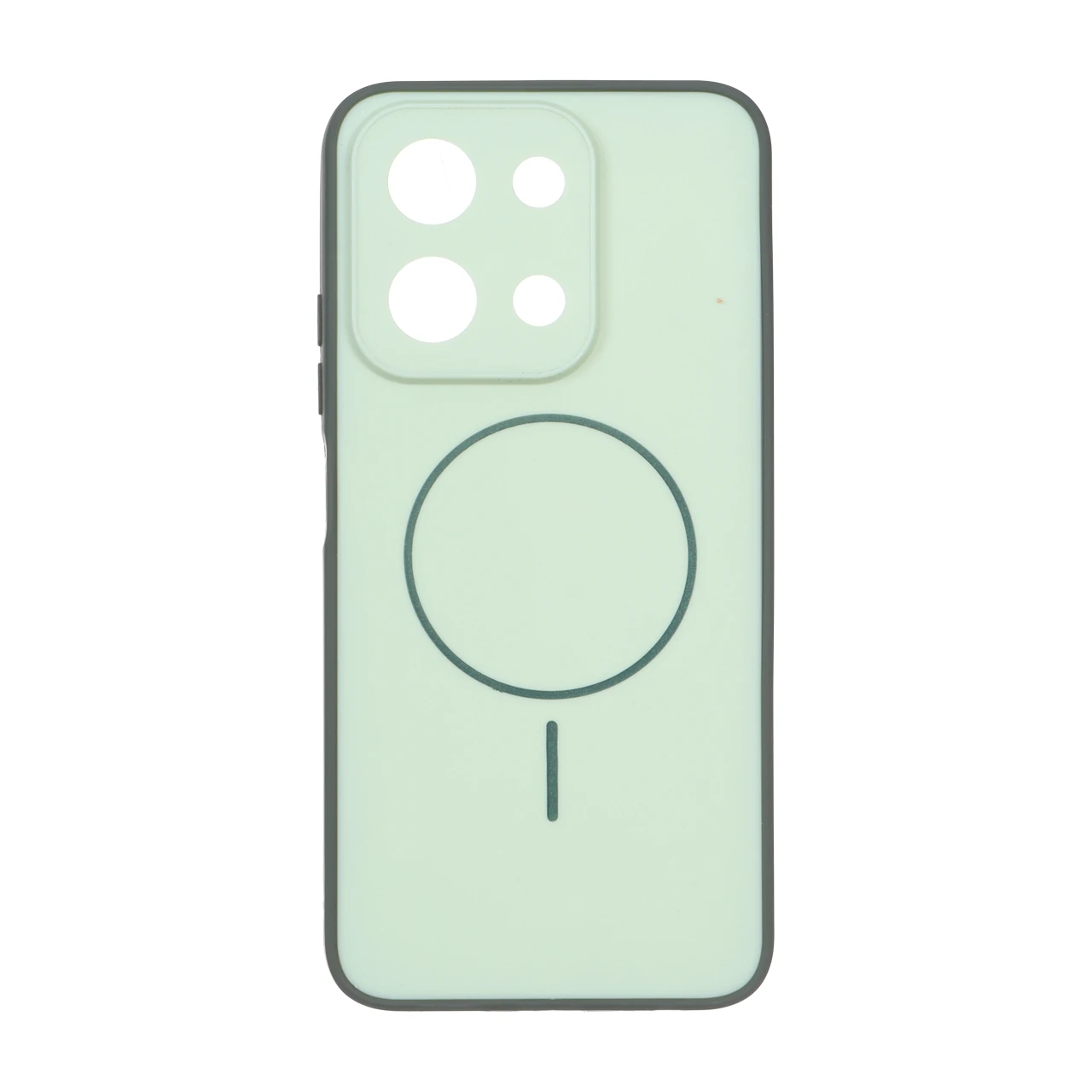 قاب طرح مگ سیف محافظ لنز برجسته Xiaomi Redmi 15C / Poco C85 - سبز