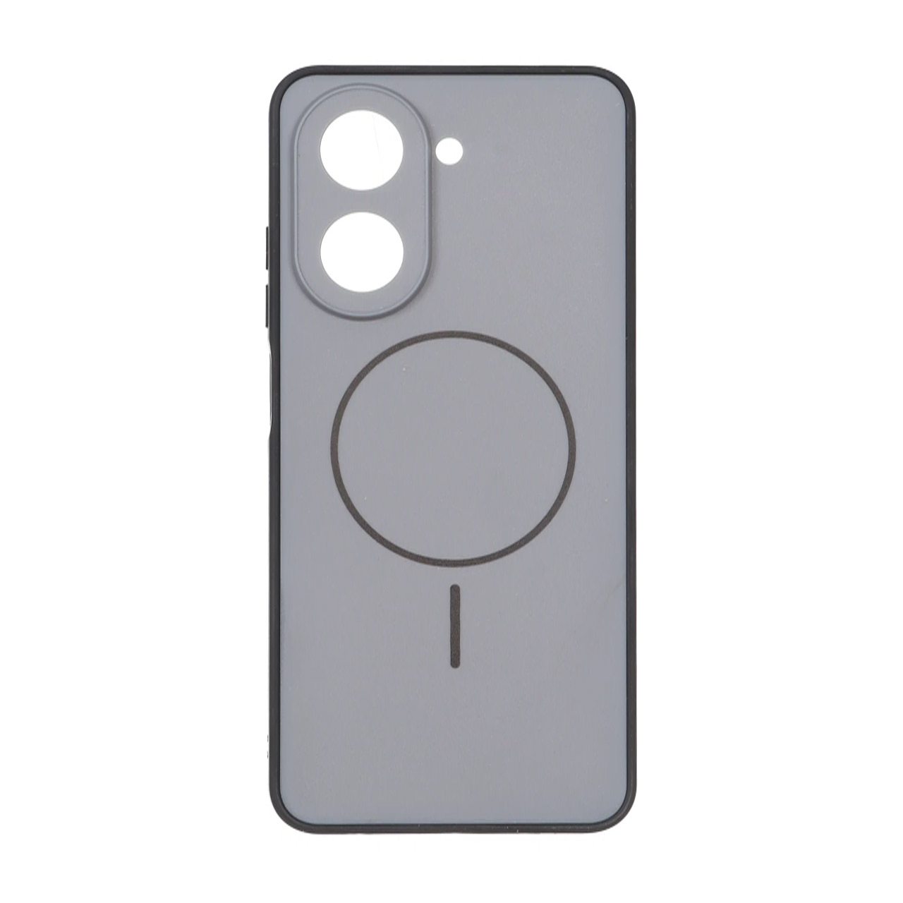 قاب طرح مگ سیف محافظ لنز برجسته Xiaomi Redmi A5 / Poco C71 - خاکستری