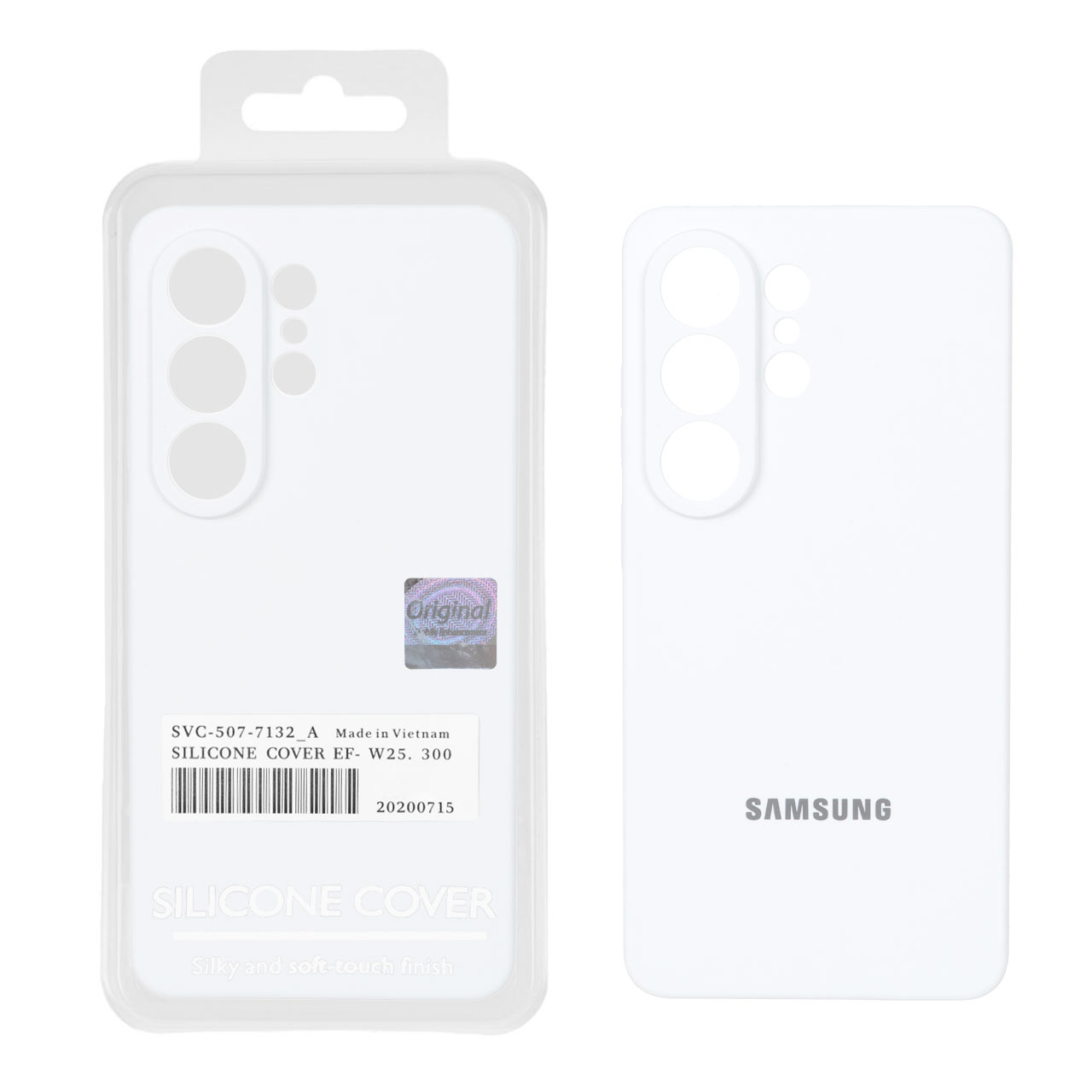 قاب سیلیکونی پاک کنی اورجینال Master Quality مدل Samsung Galaxy S26 Ultra - سفید (پک دار)