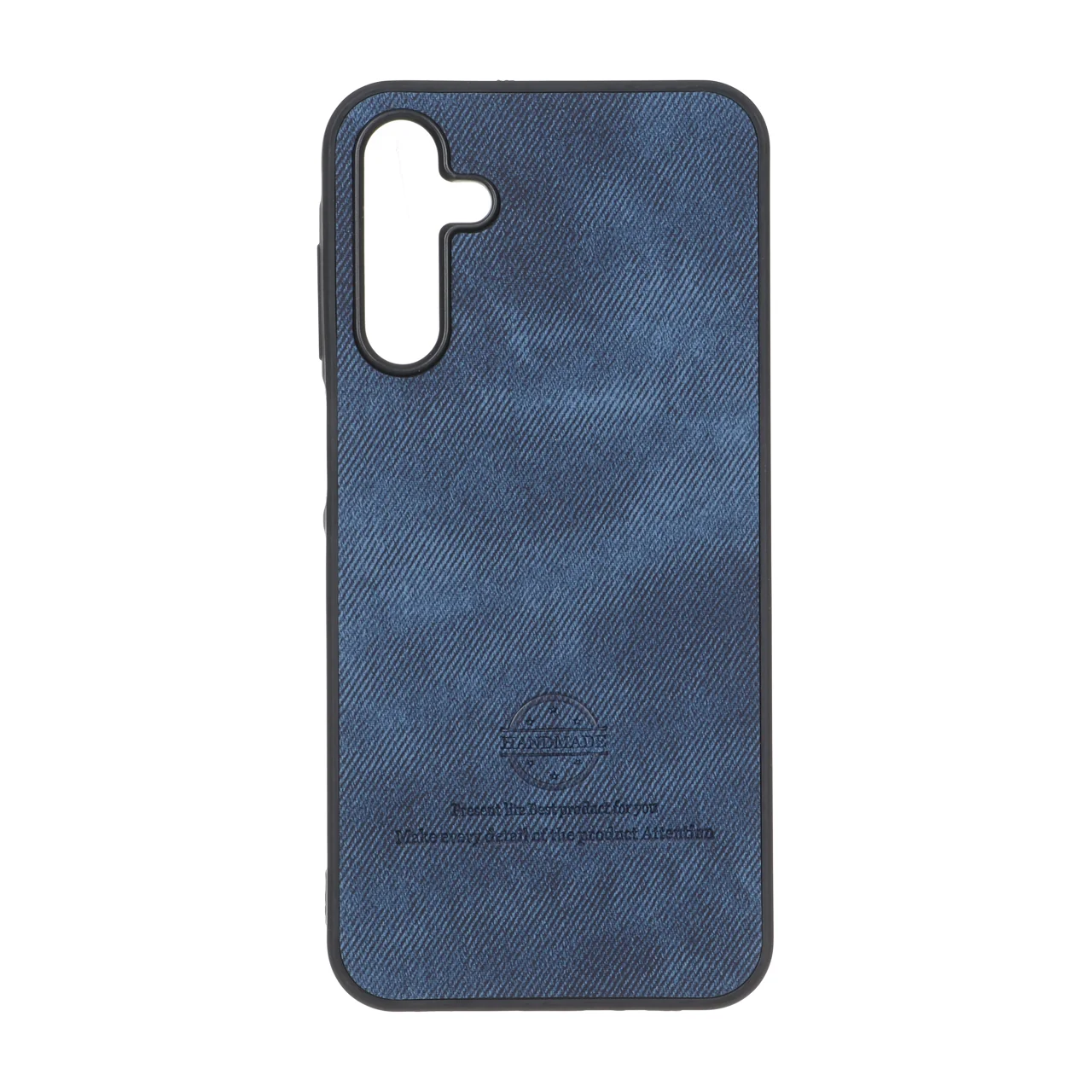 قاب HandMade جیر طرح پارچه ای Samsung Galaxy A15 - سرمه ای