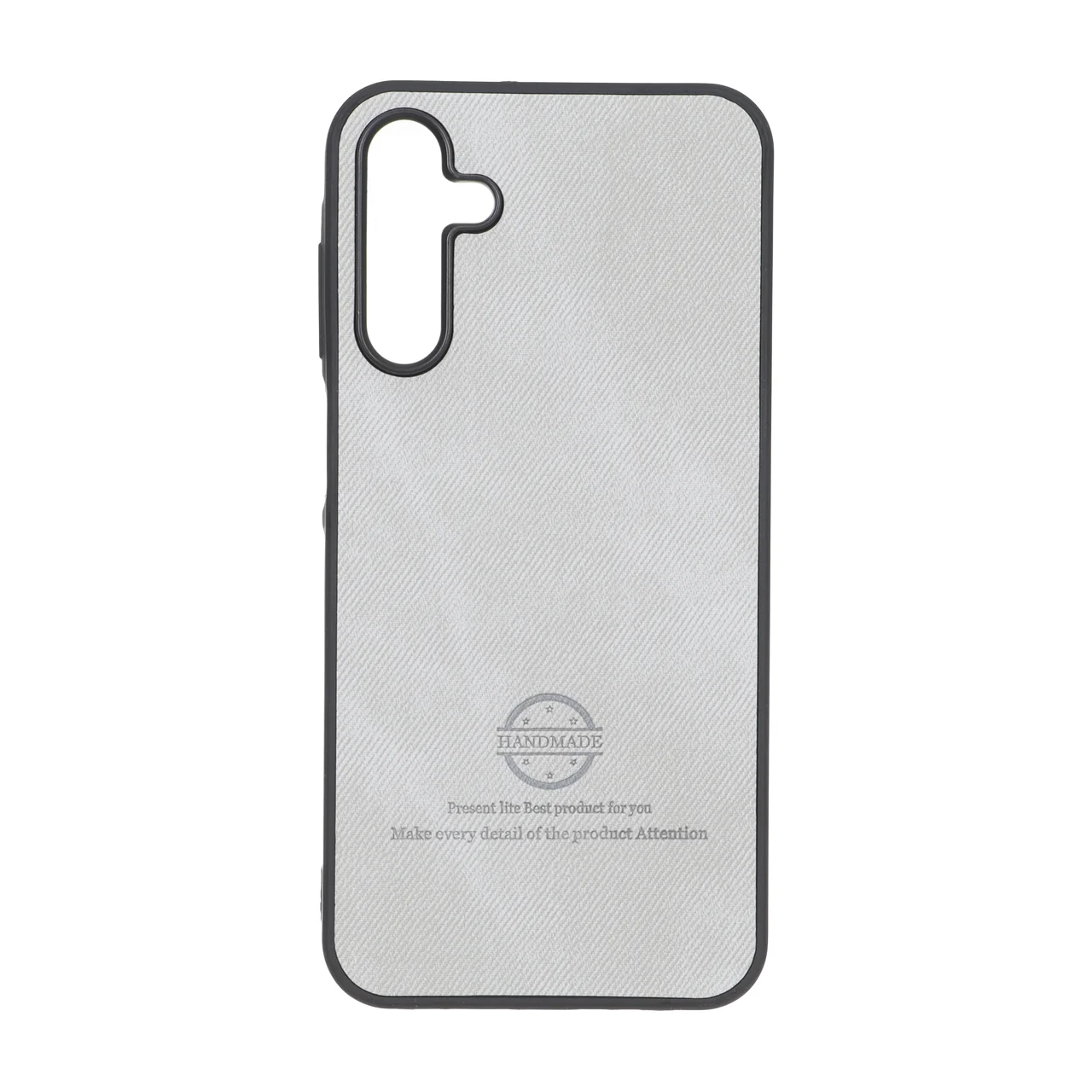 قاب HandMade جیر طرح پارچه ای Samsung Galaxy A15 - طوسی